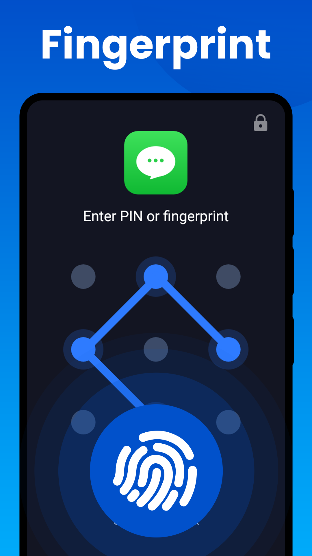 اسکرین شات 4 برنامه App lock - Fingerprint,Applock