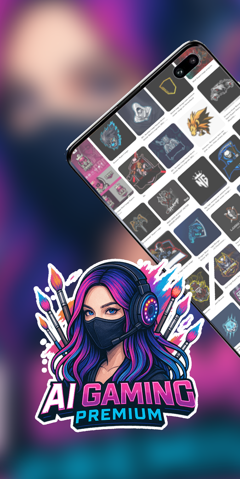 اسکرین شات 2 برنامه Premium AI Gaming Logo Esport