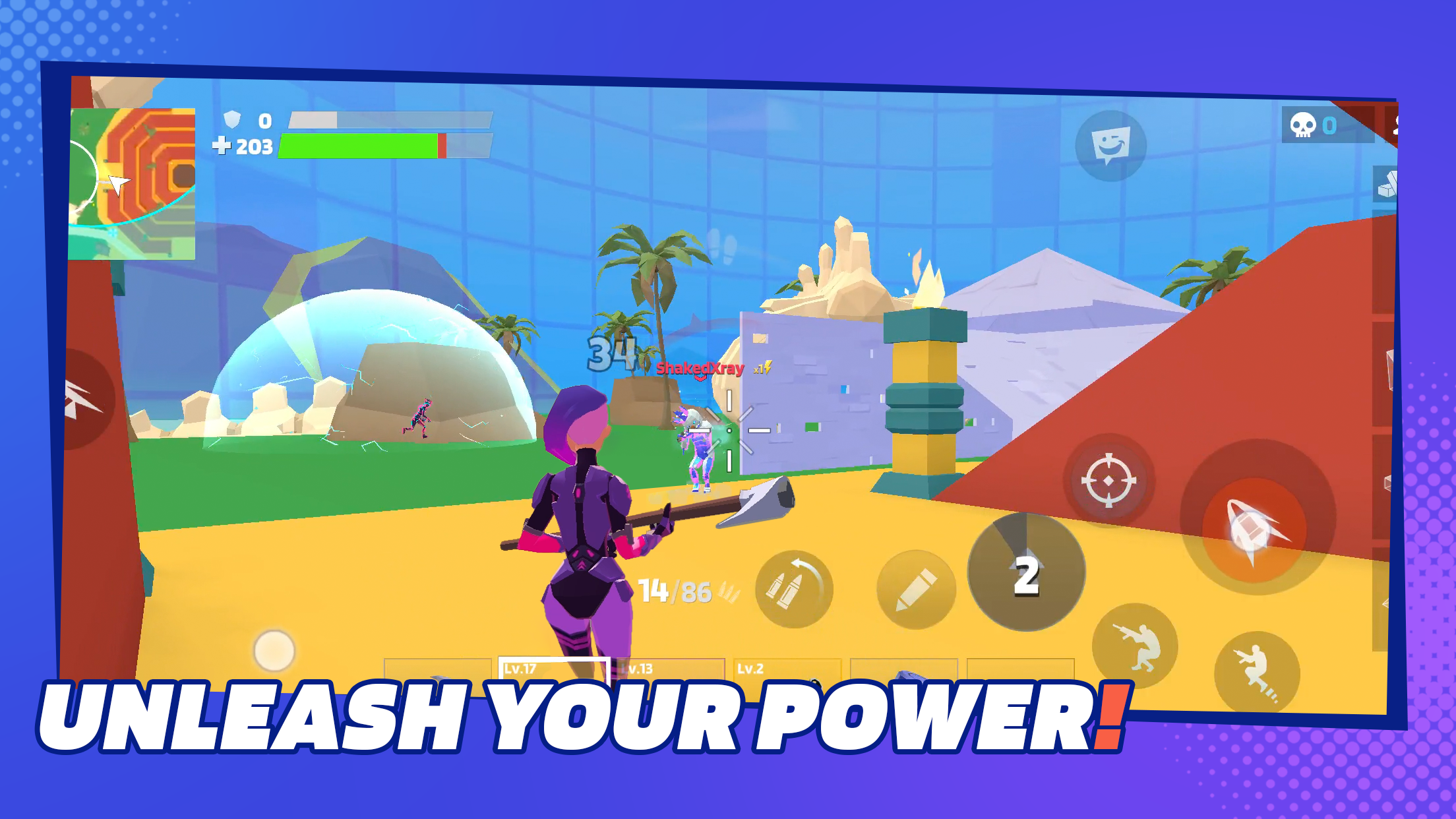 اسکرین شات 1 بازی 1v1.LOL - Battle Royale Game