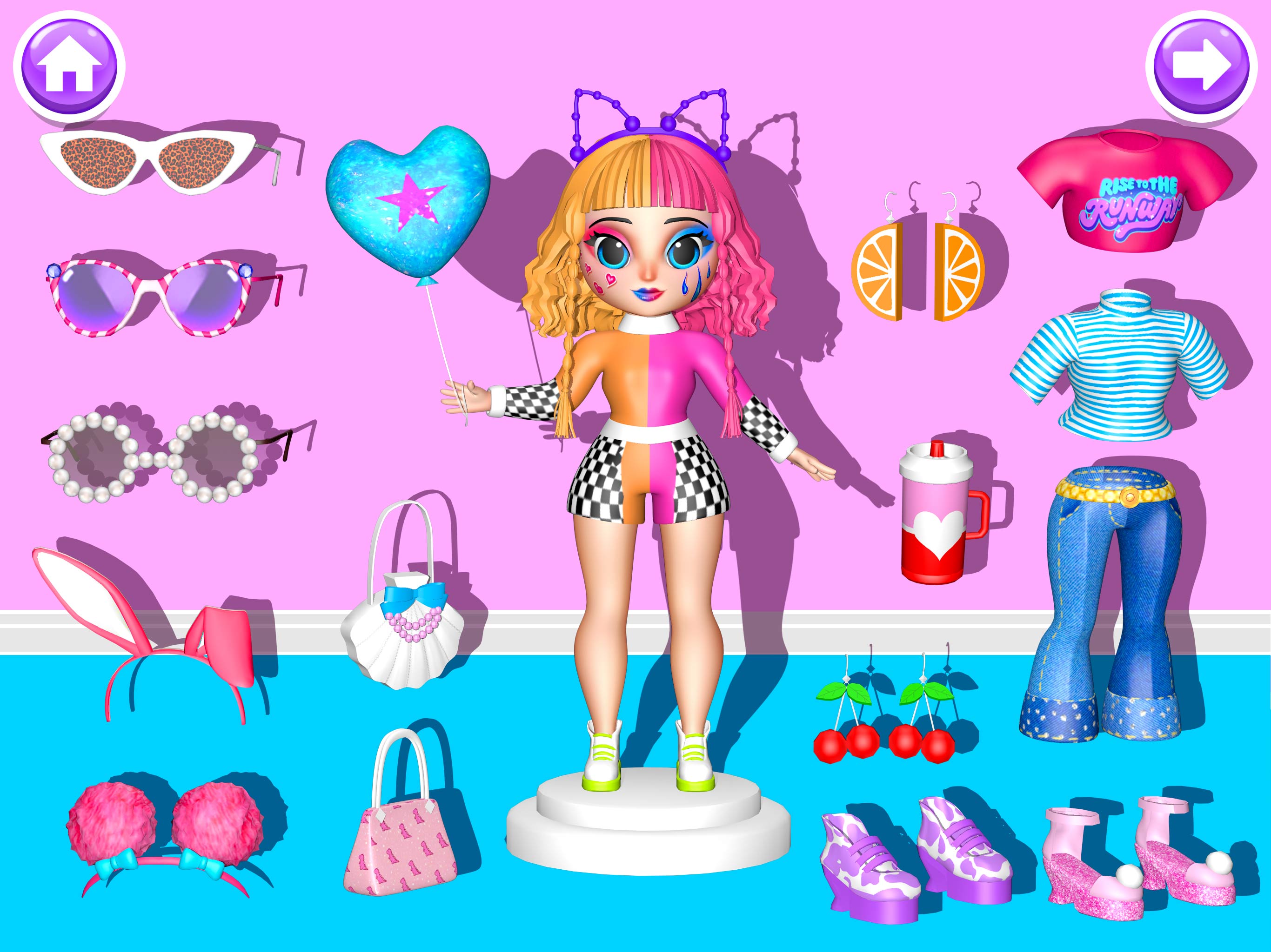 اسکرین شات 3 بازی Surprise Doll: Dress Up Games