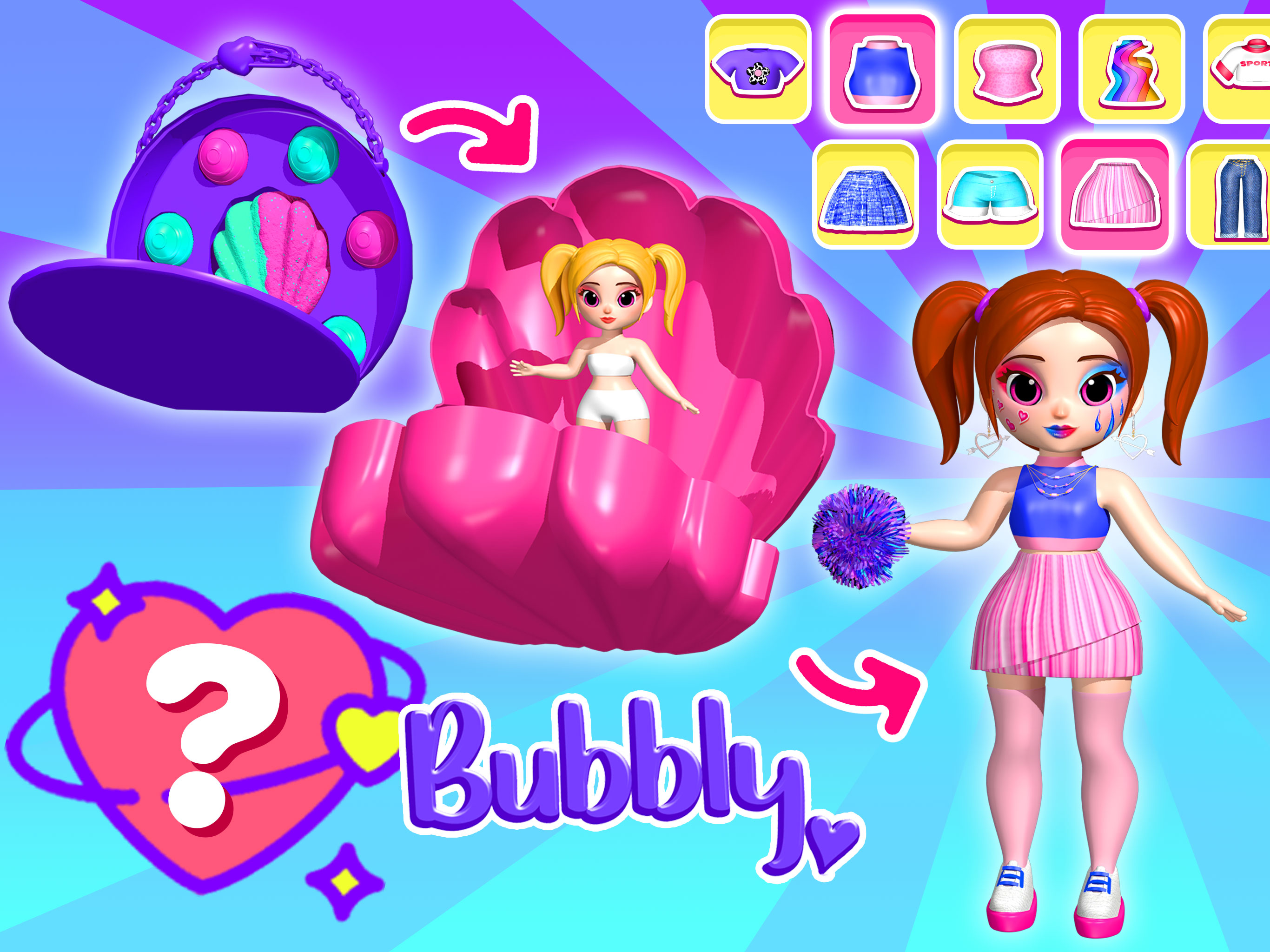 اسکرین شات 1 بازی Bubbly Surprise Makeup Games