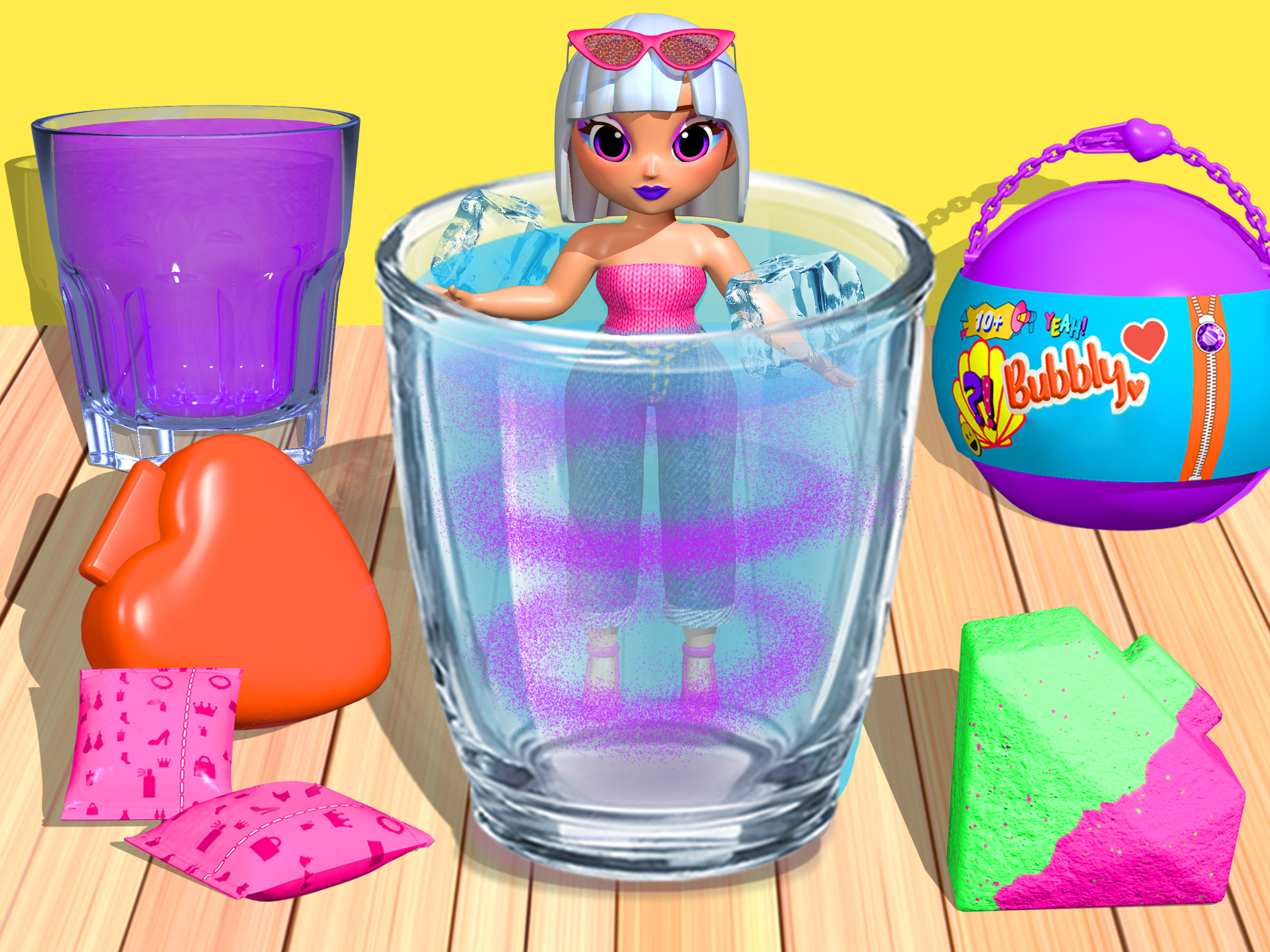 اسکرین شات 2 بازی Bubbly Surprise Makeup Games