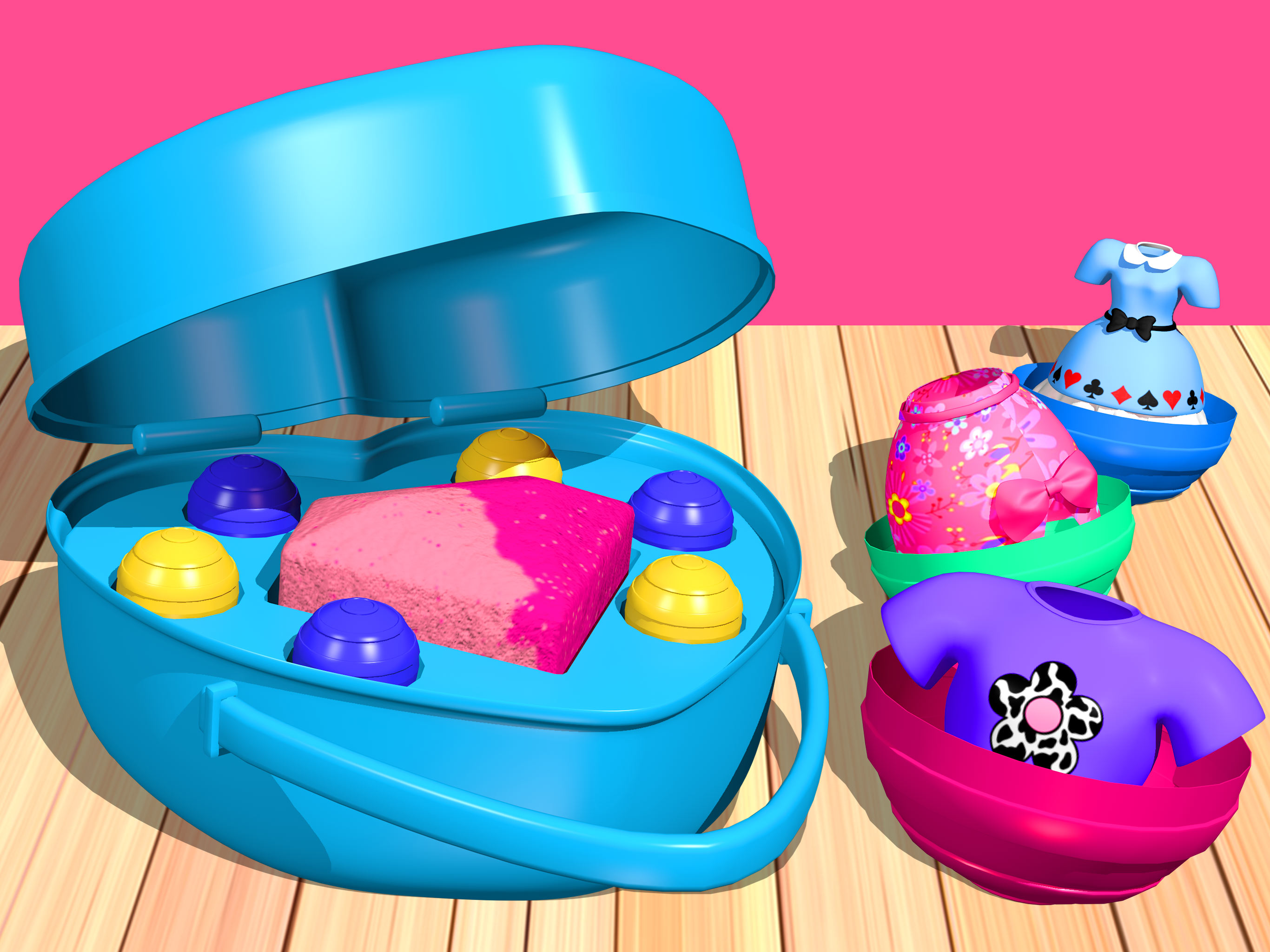 اسکرین شات 6 بازی Bubbly Surprise Makeup Games