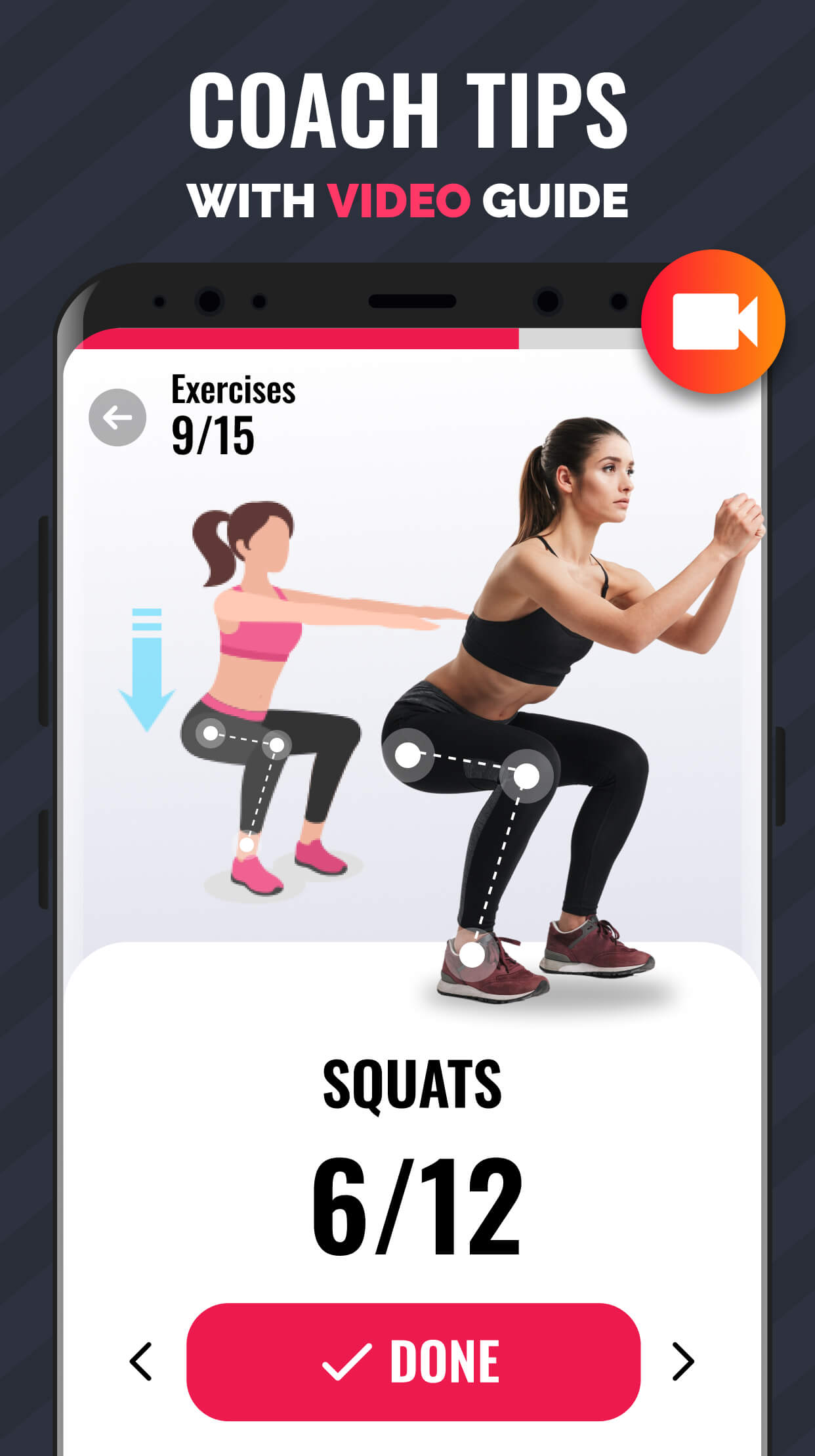 اسکرین شات 7 برنامه Lose Weight App for Women