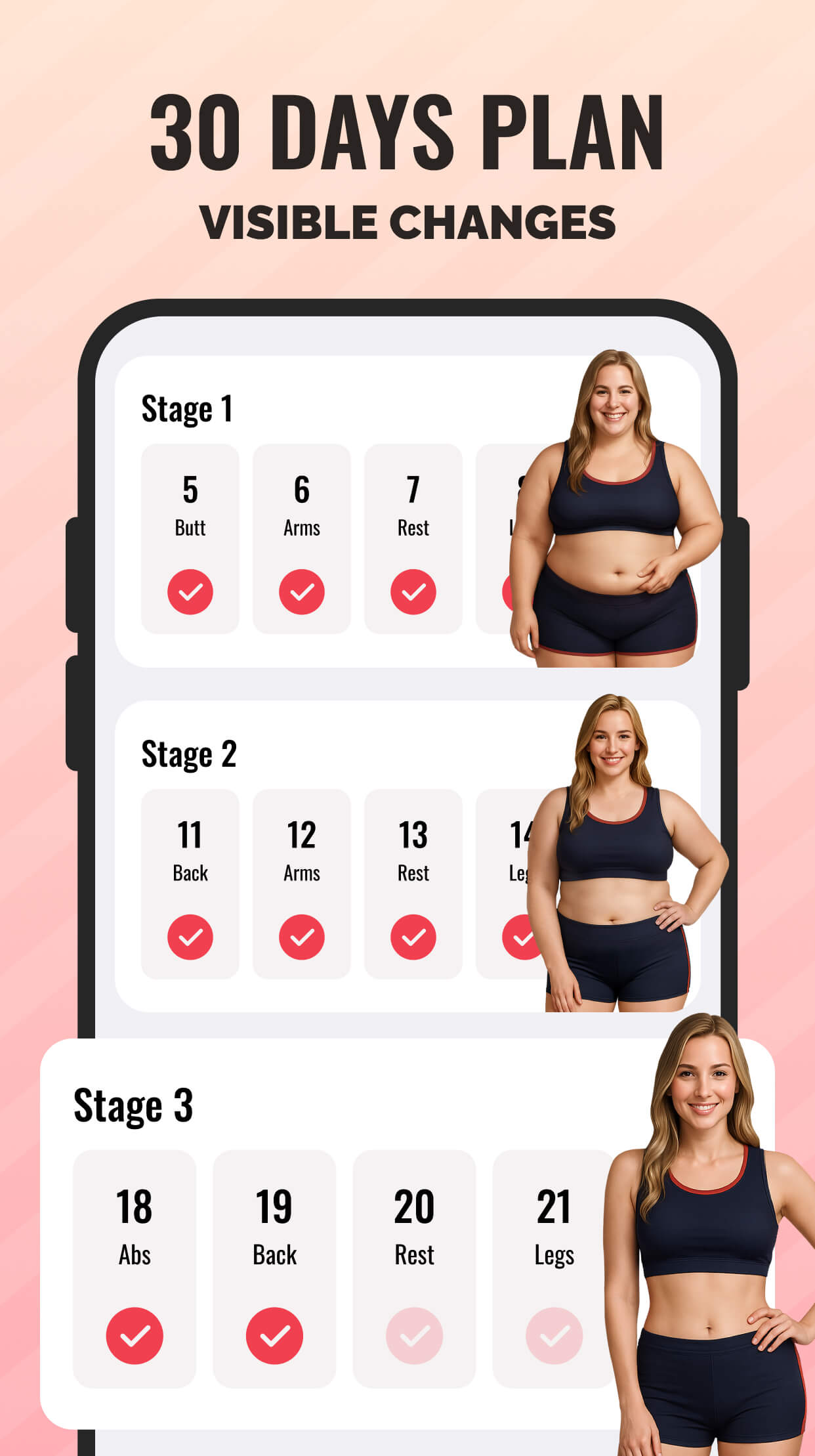 اسکرین شات 2 برنامه Lose Weight App for Women