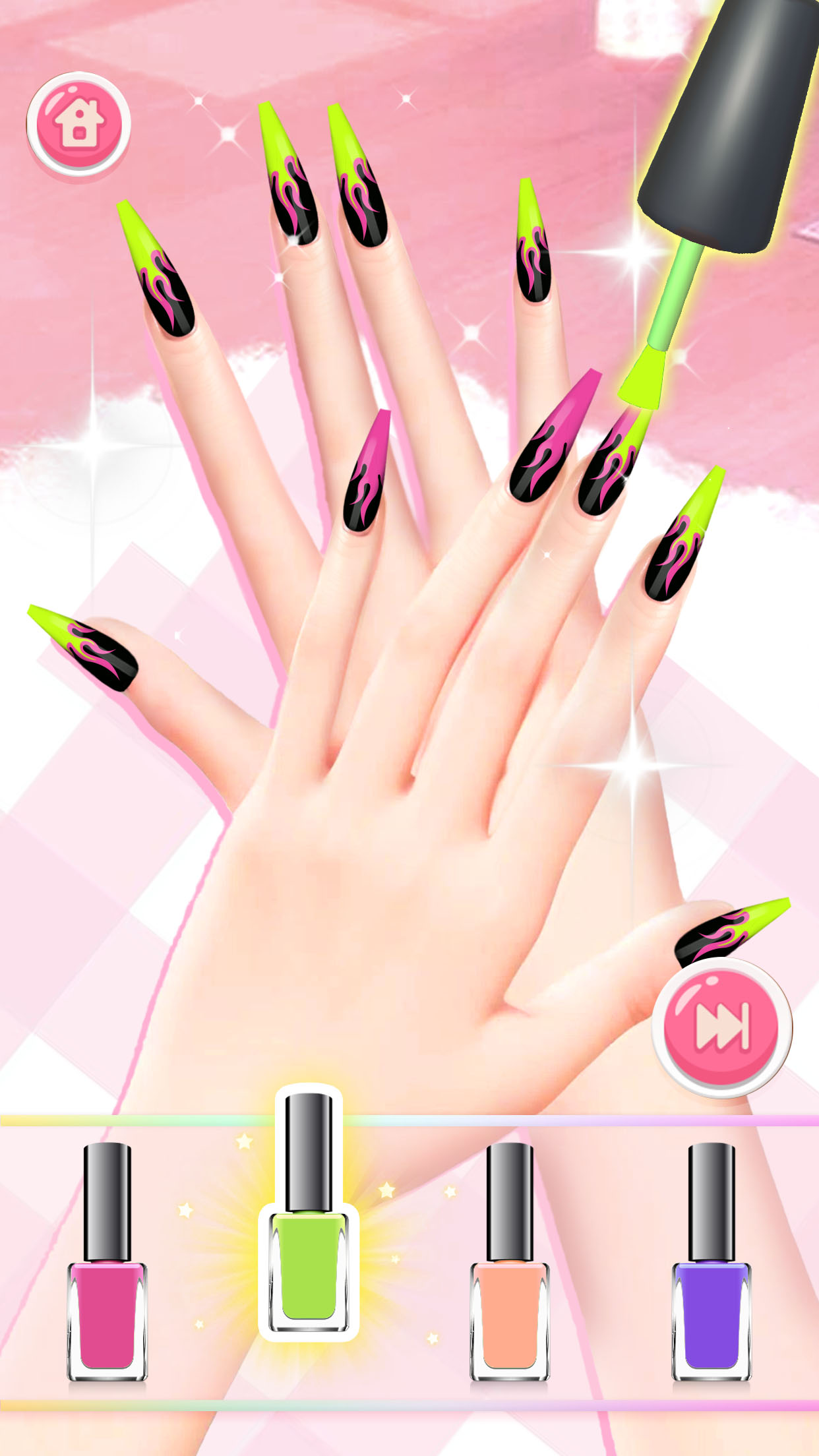 اسکرین شات 5 بازی Makeup Match: Nail Salon