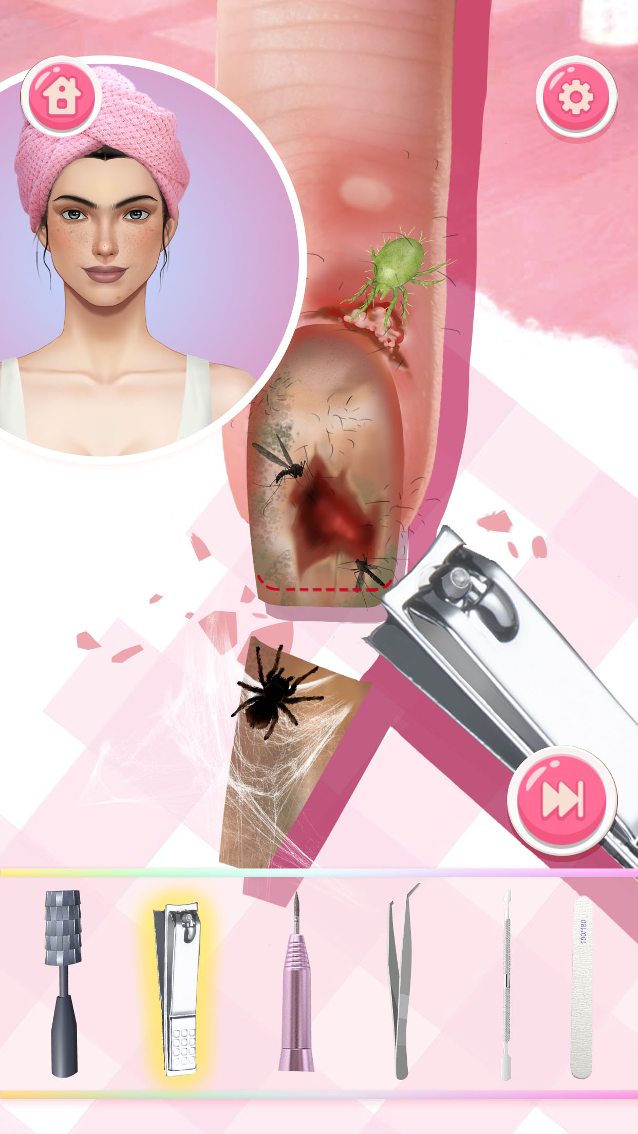 اسکرین شات 1 بازی Makeup Match: Nail Salon