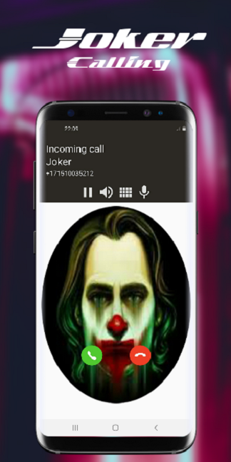 اسکرین شات 1 برنامه Call Joker | Fake Video Call