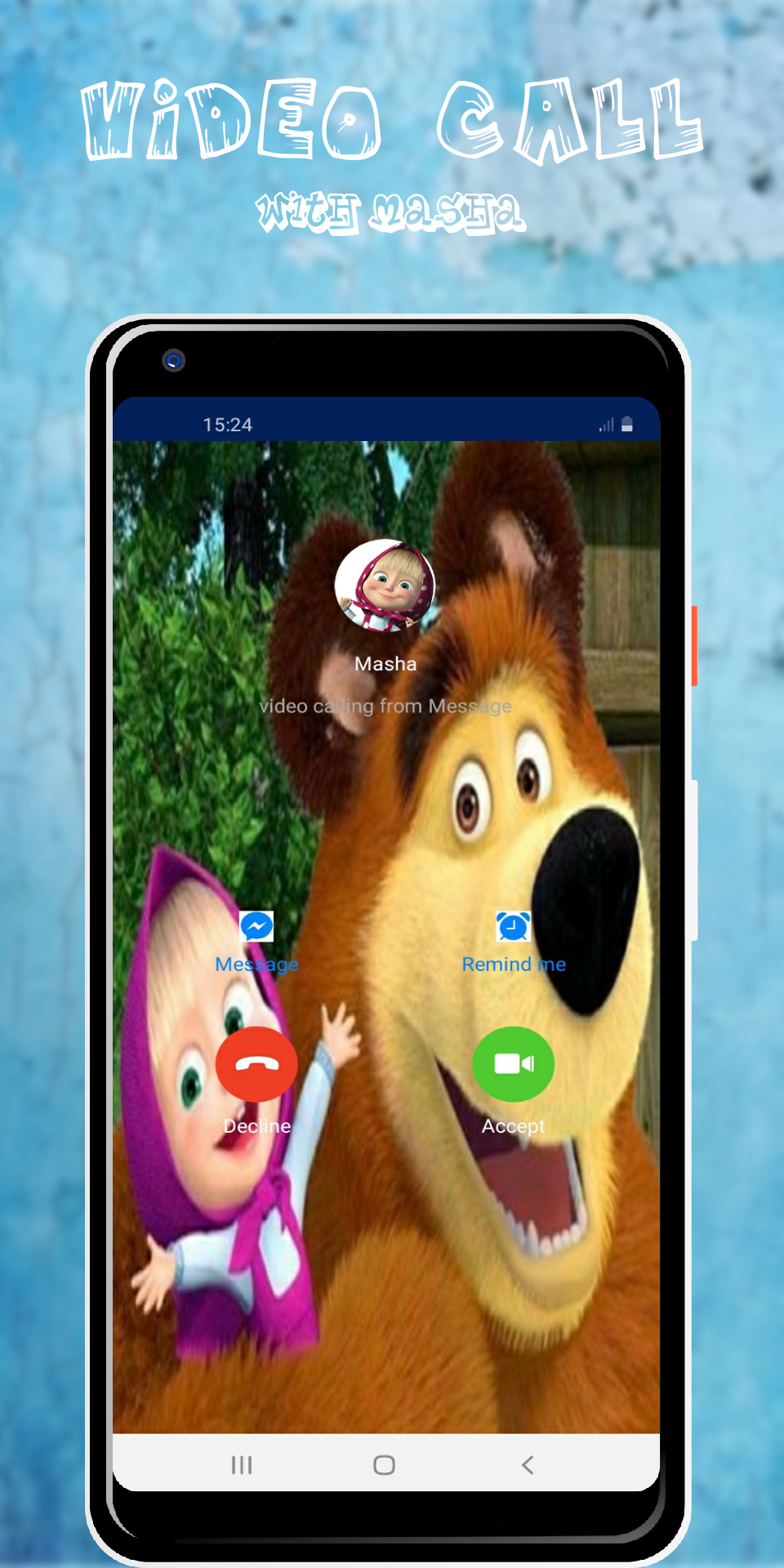 اسکرین شات 2 برنامه Scary EXE Fake Call & Chat