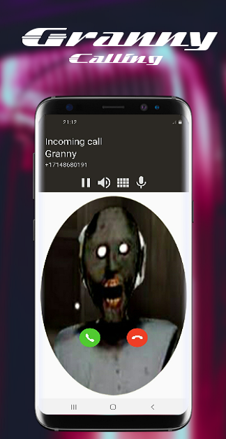اسکرین شات 1 برنامه Horror Creepy Fake Video Call