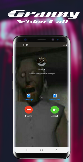 اسکرین شات 2 برنامه Horror Creepy Fake Video Call