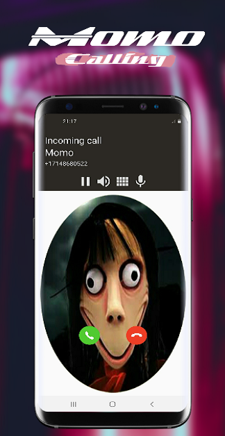 اسکرین شات 1 برنامه Call Scary Momo Horror | Fake