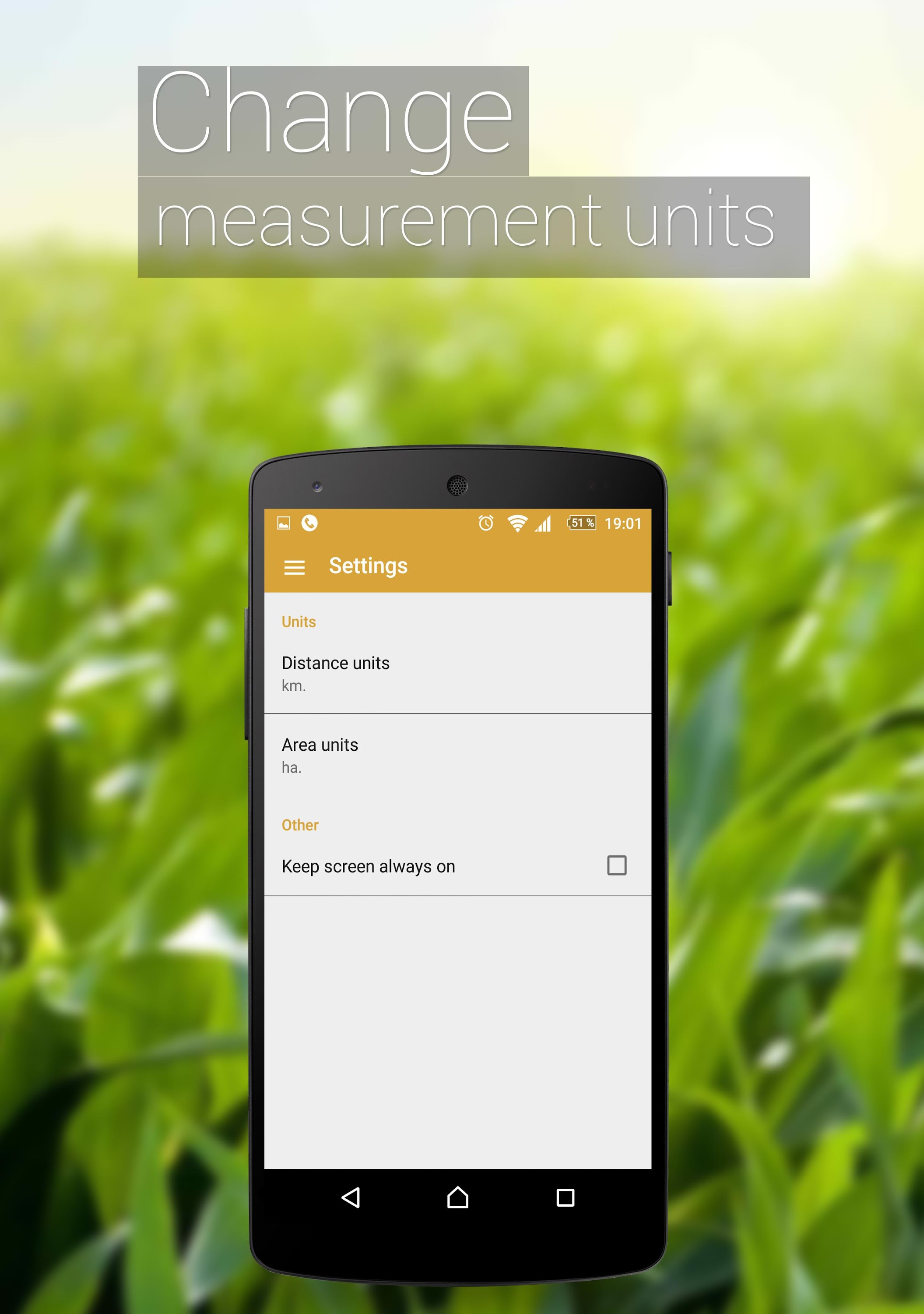 اسکرین شات 8 برنامه GPS Fields Area Measure