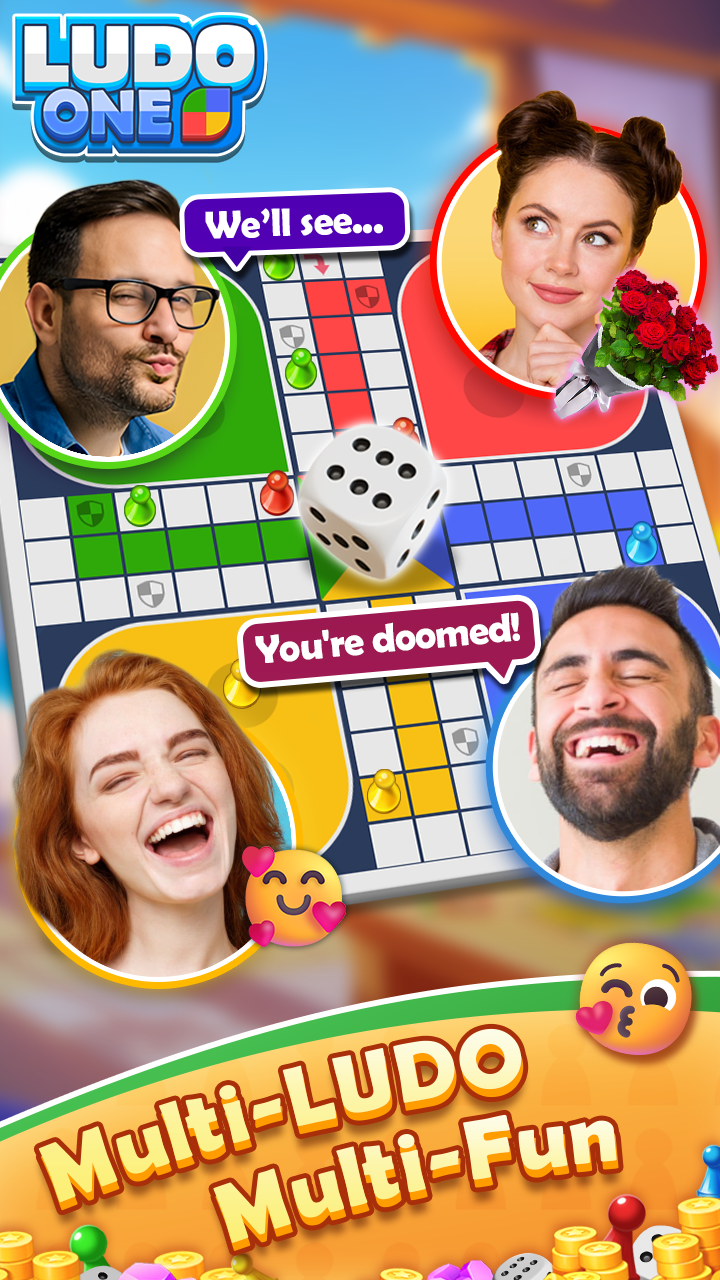 اسکرین شات 4 بازی Ludo ONE! Online Board Game