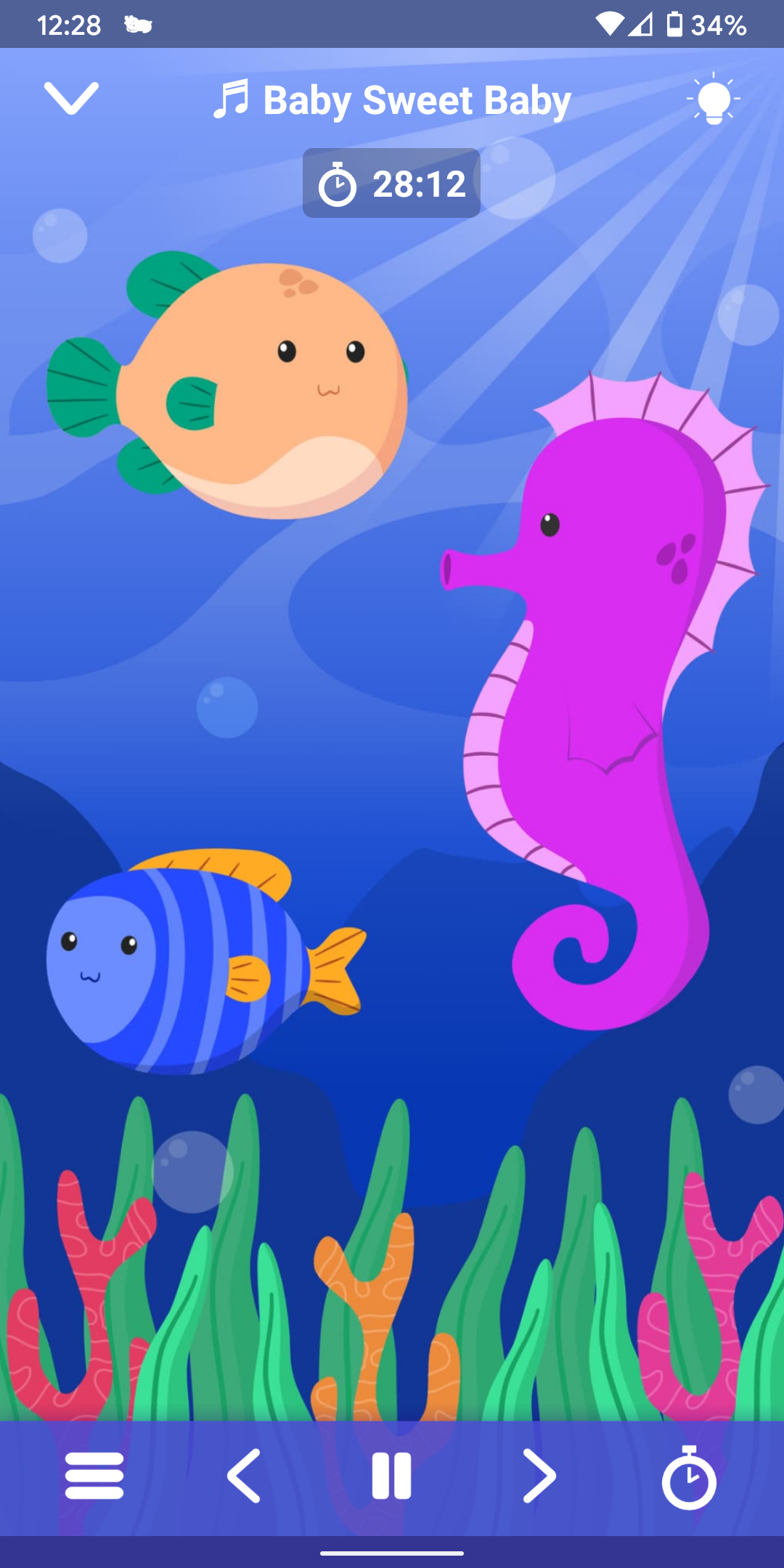 اسکرین شات 3 برنامه Lullaby - baby music