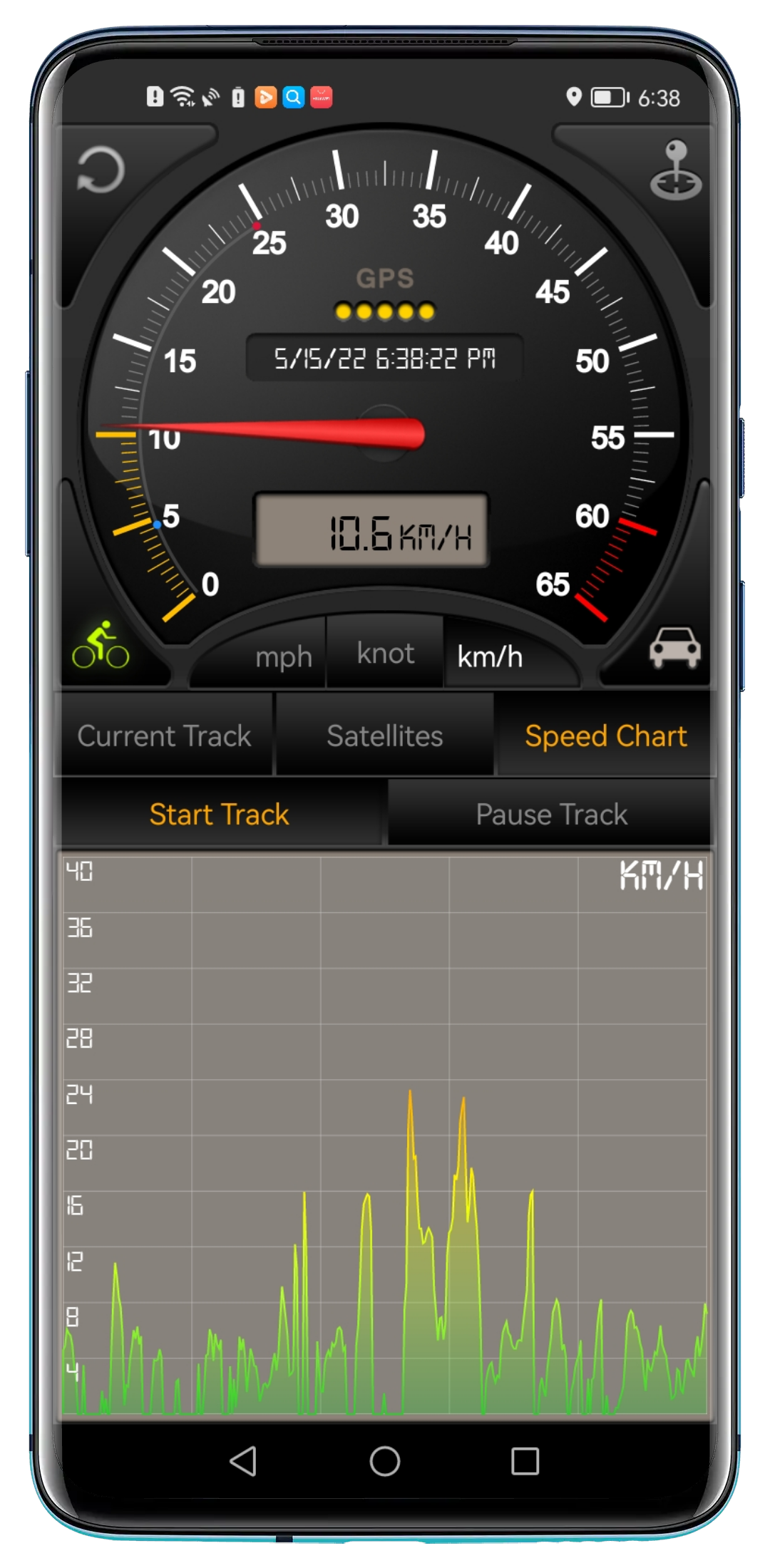 اسکرین شات 3 برنامه Speedometer GPS