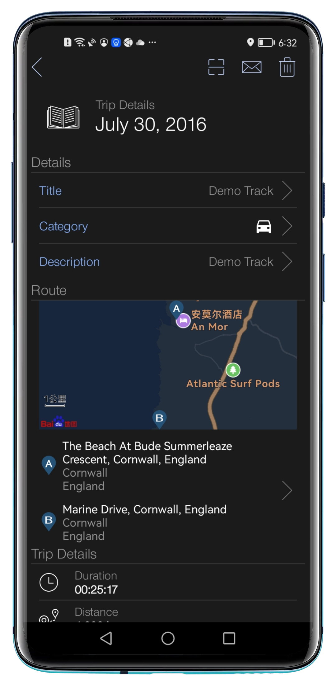 اسکرین شات 3 برنامه Speed View GPS