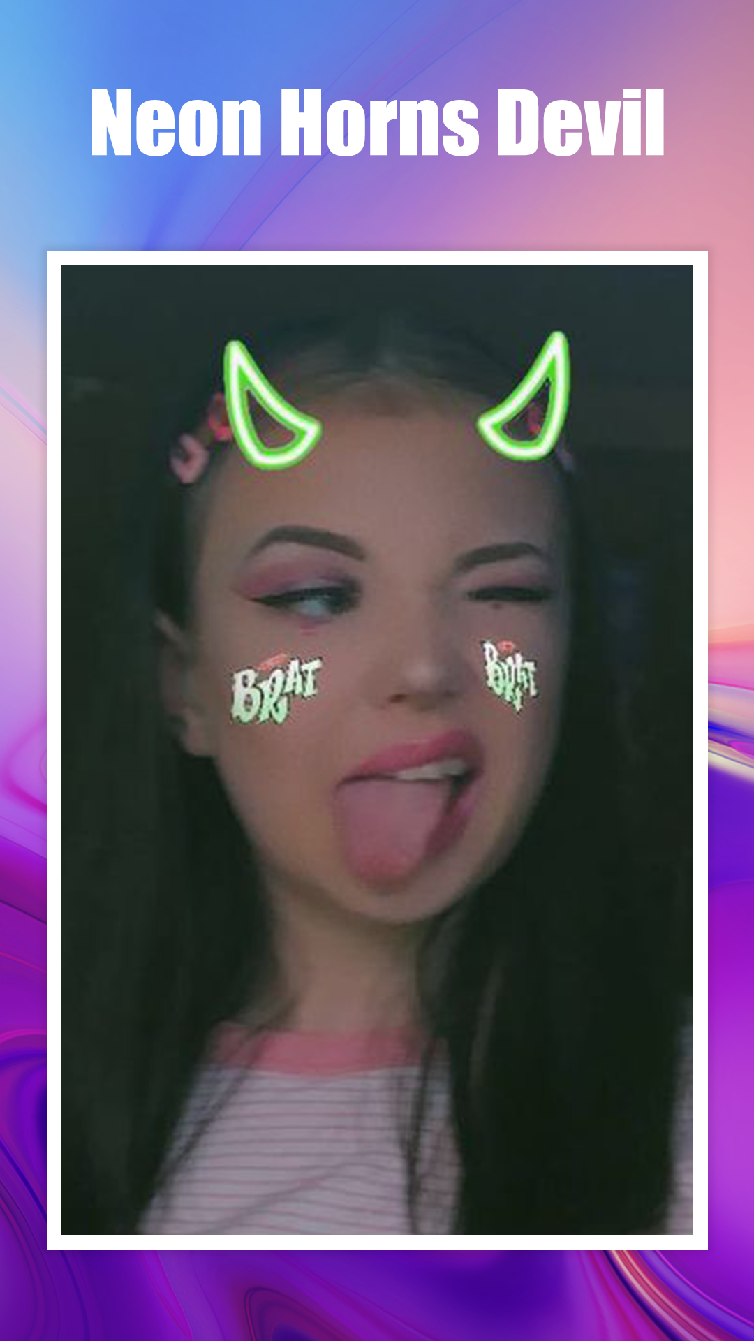 اسکرین شات 6 برنامه Neon Horns Devil - Neon Devil