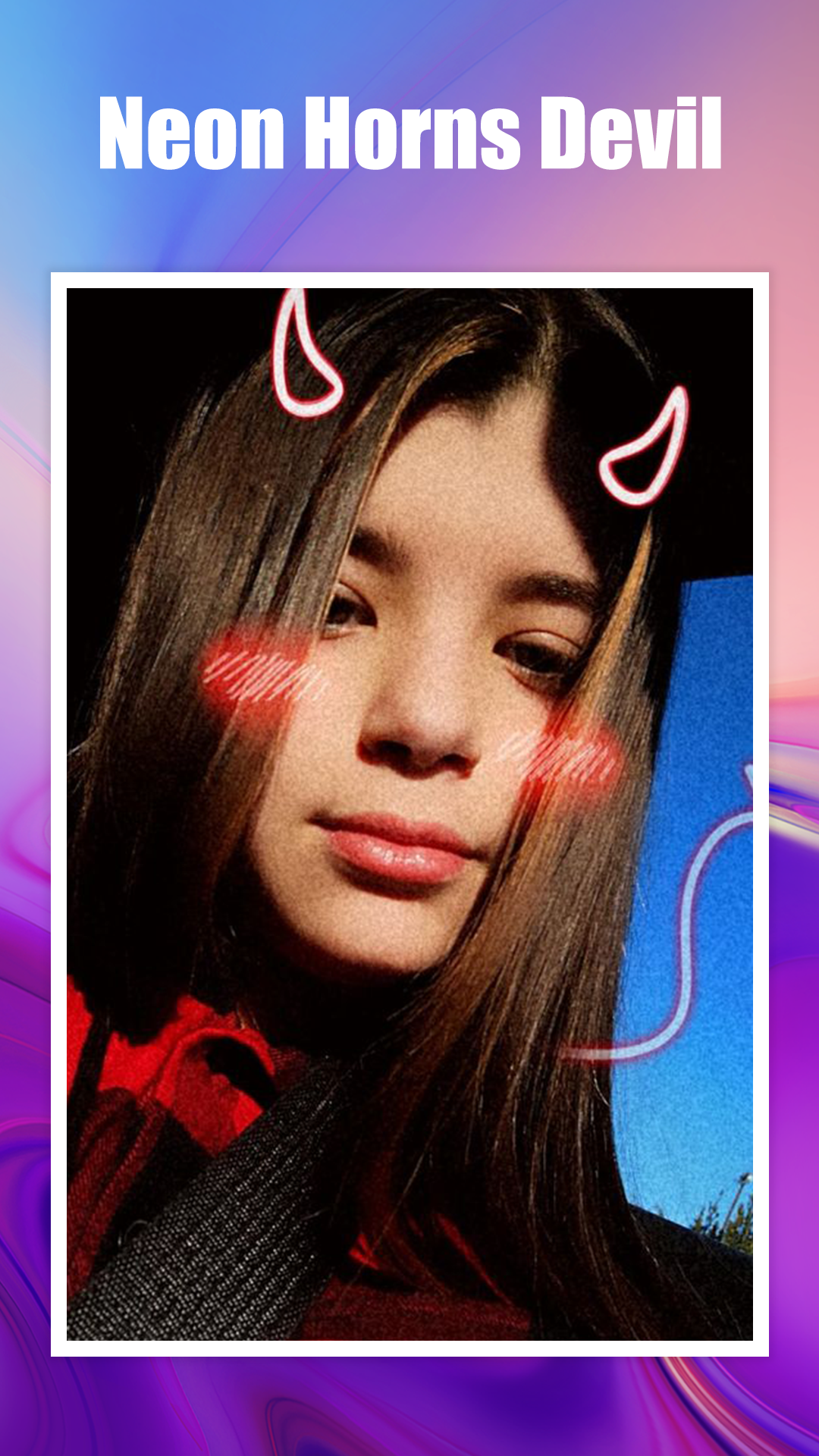 اسکرین شات 5 برنامه Neon Horns Devil - Neon Devil