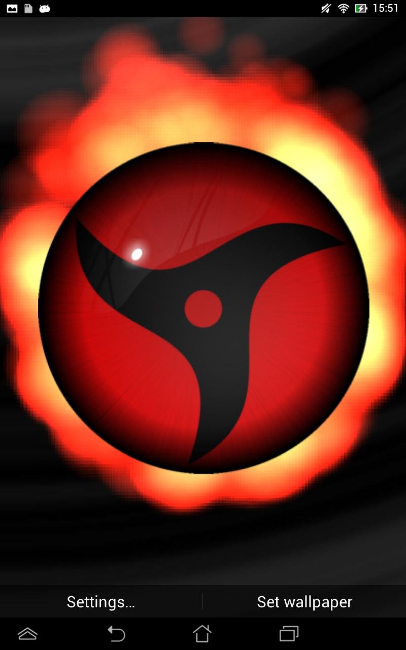 اسکرین شات 2 برنامه Rin - Sharingan Live Wallpaper