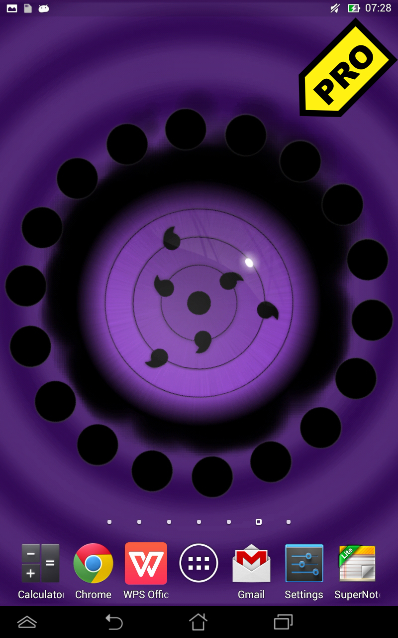 اسکرین شات 3 برنامه Rin - Sharingan Live Wallpaper