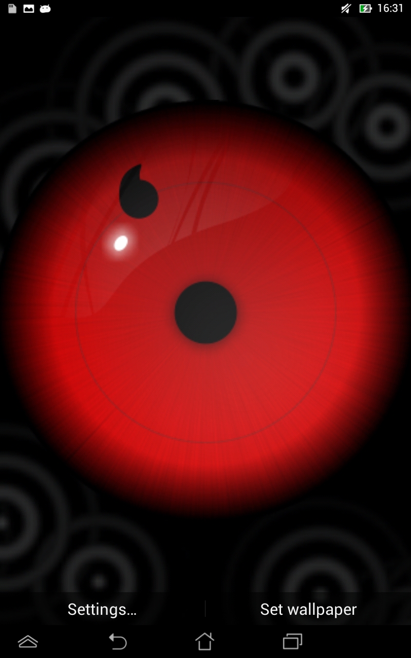 اسکرین شات 8 برنامه Rin - Sharingan Live Wallpaper