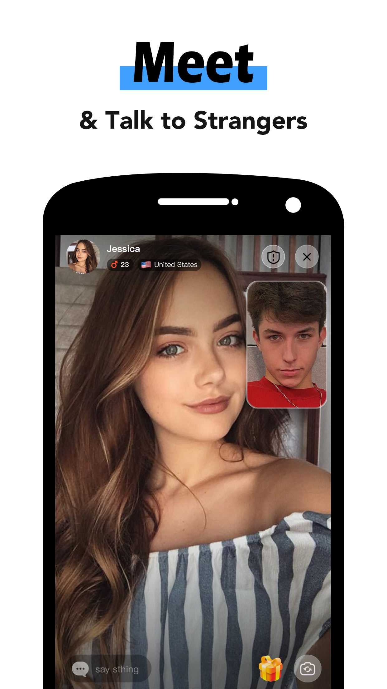 اسکرین شات 1 برنامه Omega - Live video call & chat