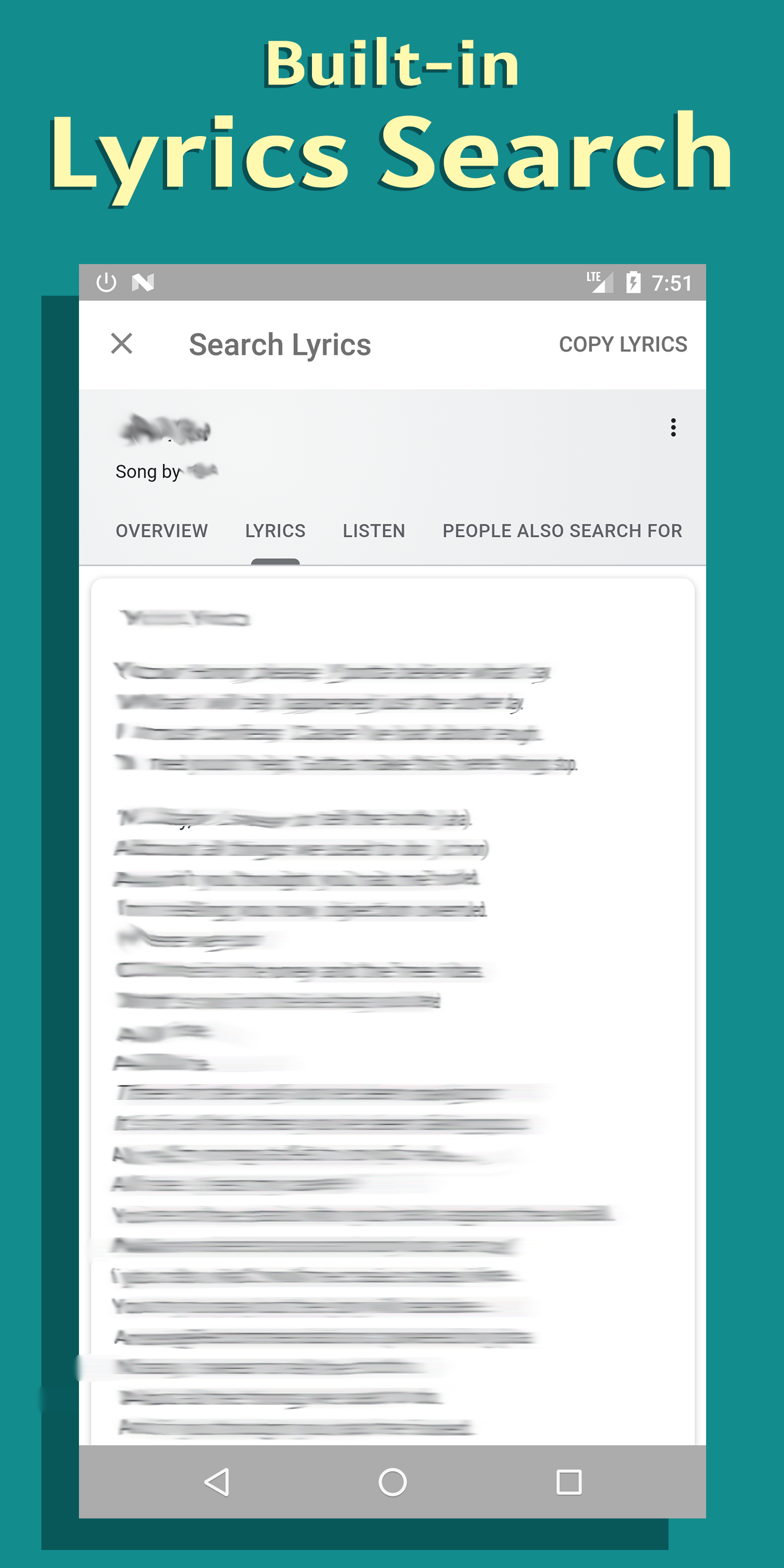 اسکرین شات 3 برنامه Lyrics Editor: Make Lyrics