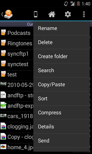 اسکرین شات 4 برنامه AndExplorer