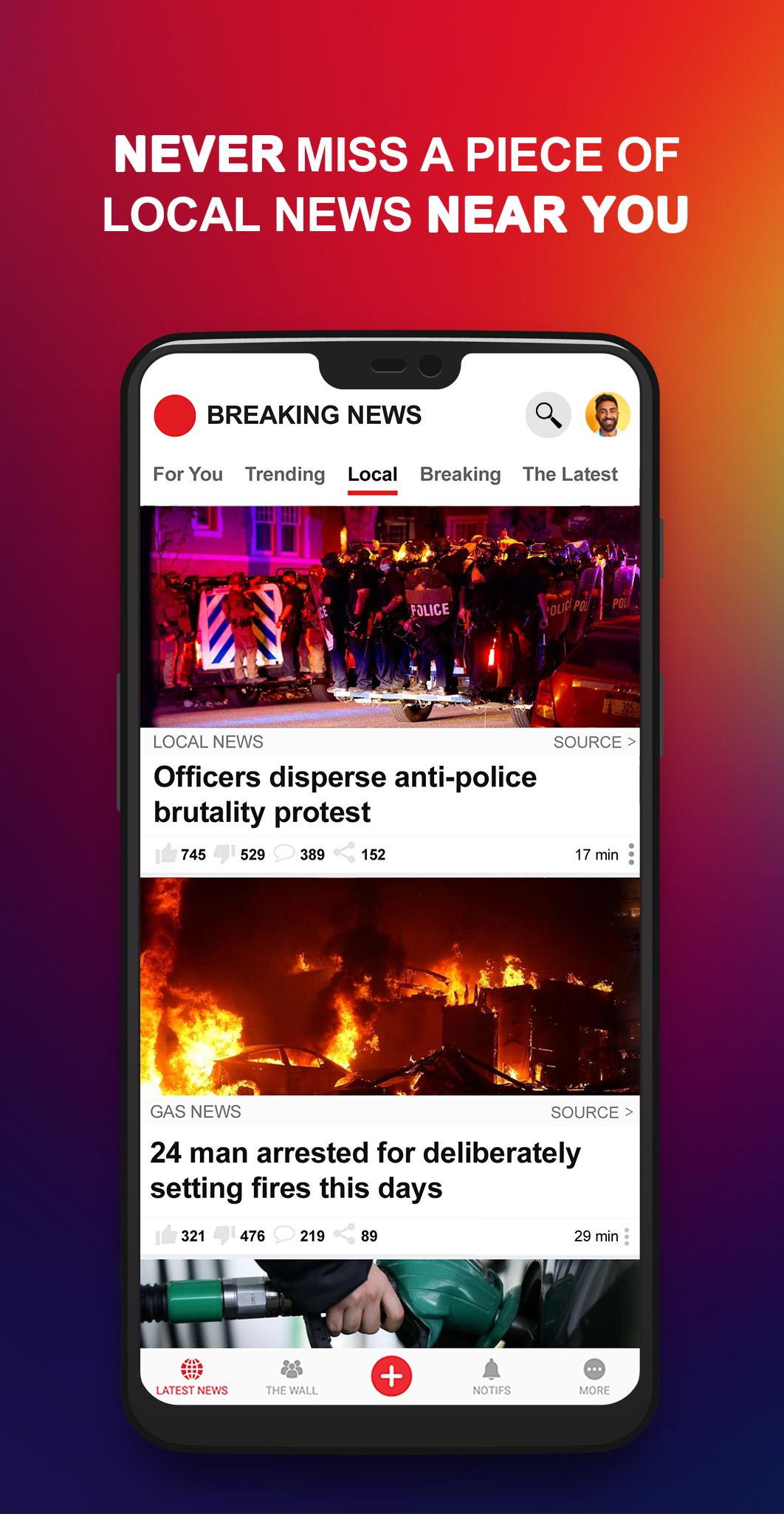 اسکرین شات 2 برنامه UK News: Breaking News & Local