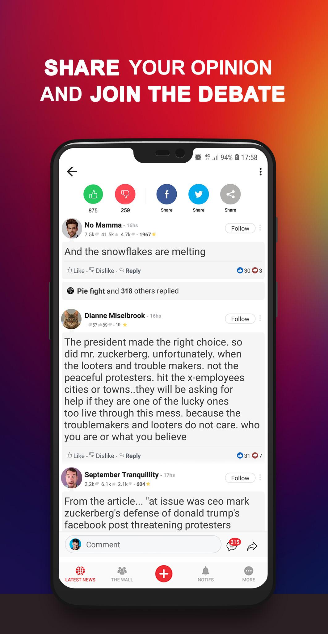 اسکرین شات 4 برنامه UK News: Breaking News & Local