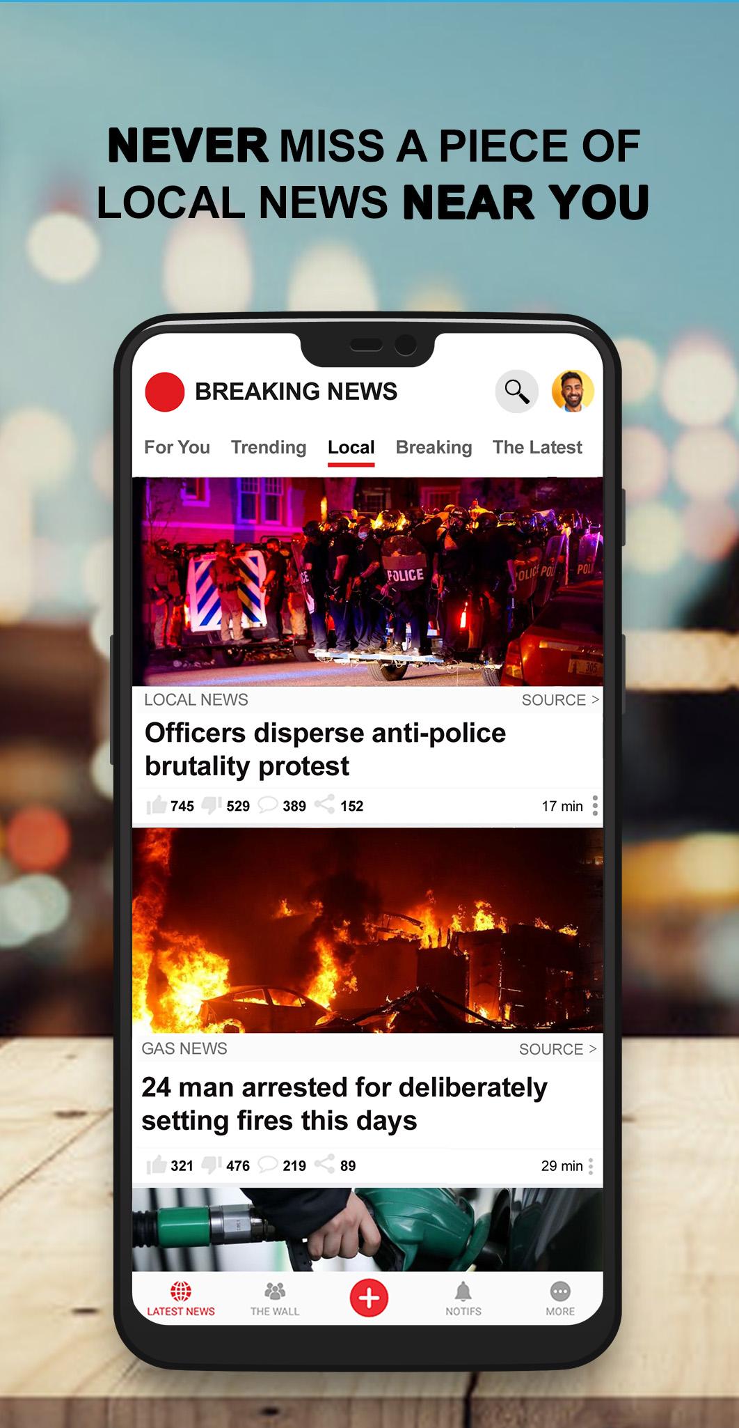 اسکرین شات 2 برنامه US News: Breaking News & Local