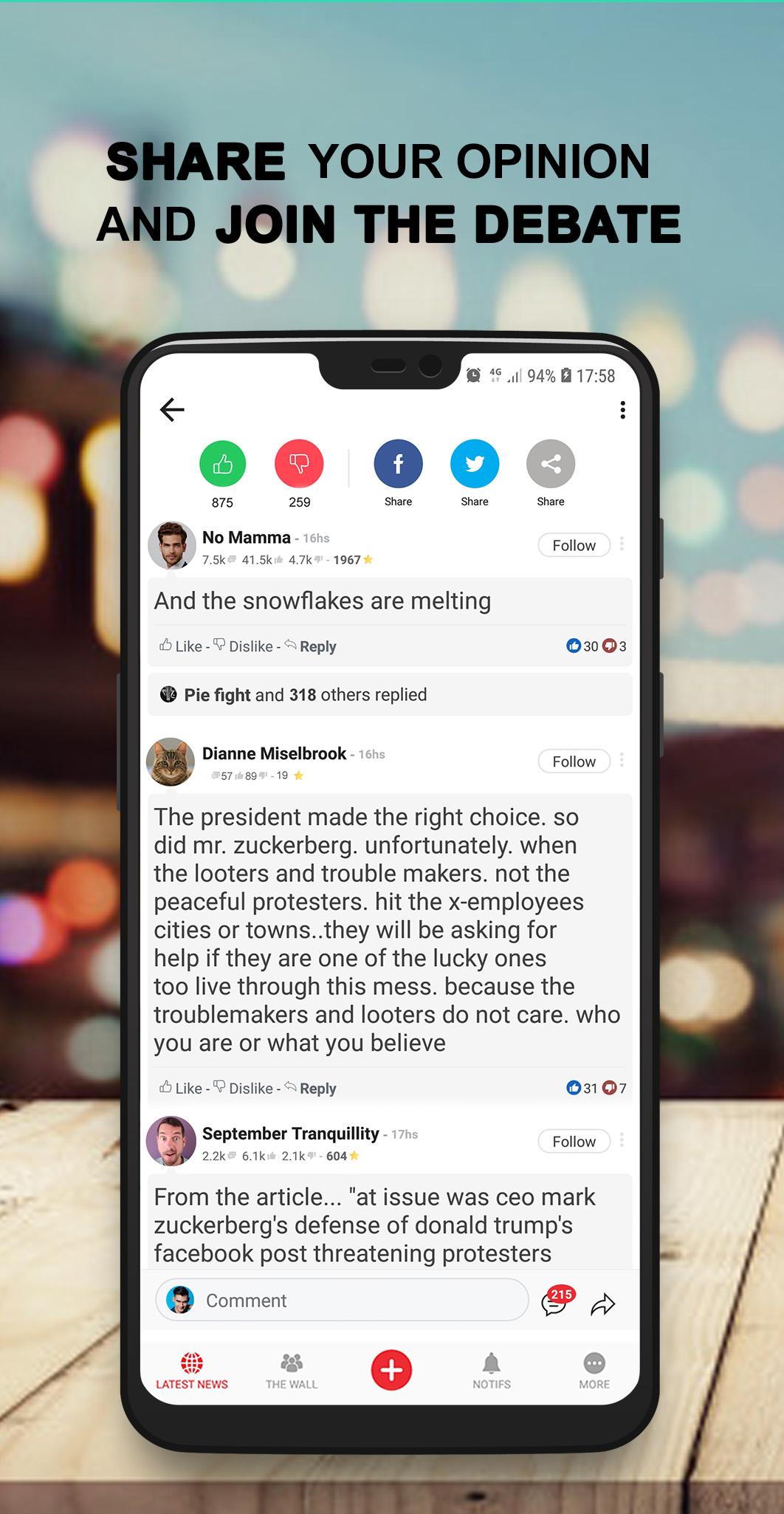 اسکرین شات 4 برنامه US News: Breaking News & Local