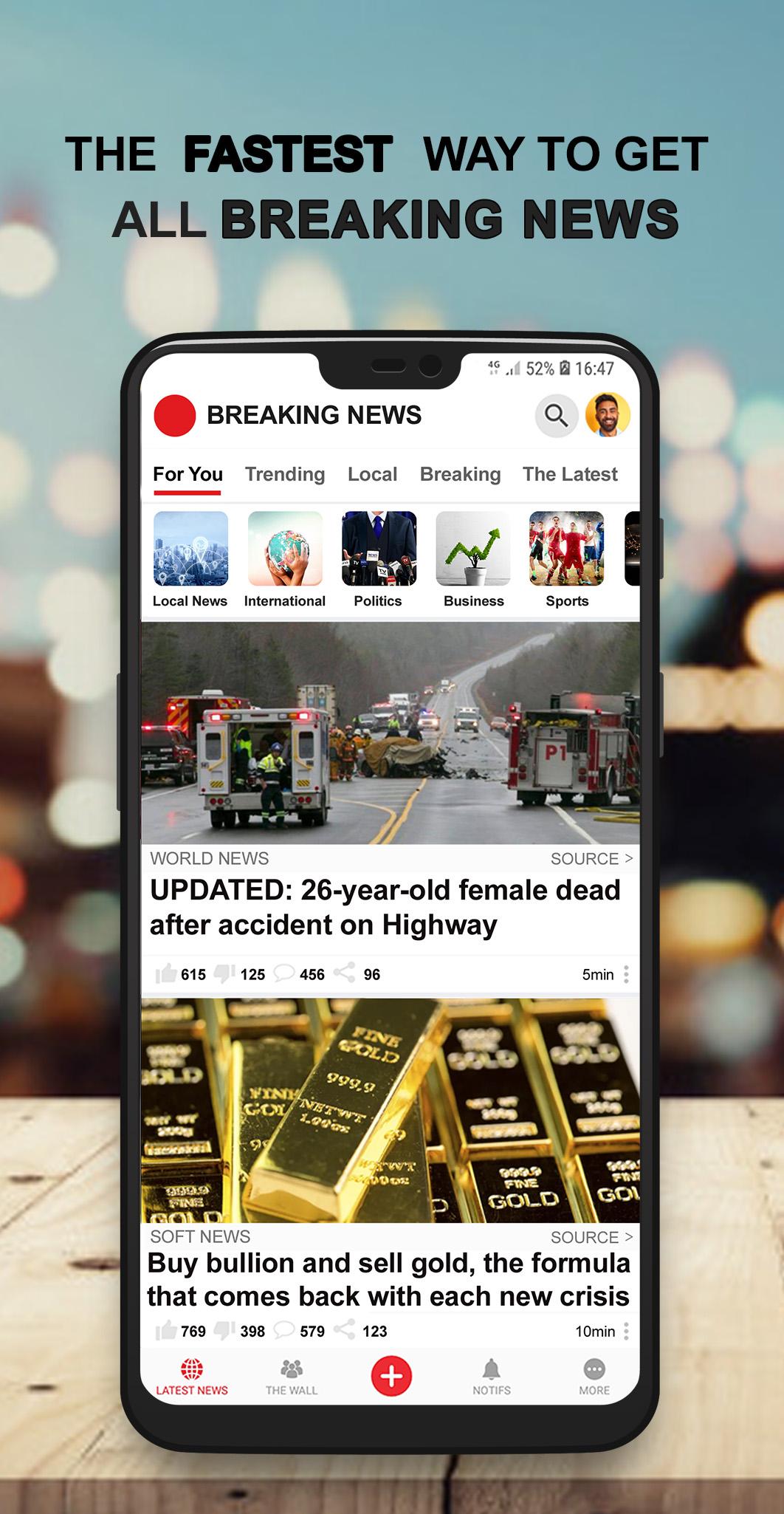اسکرین شات 1 برنامه US News: Breaking News & Local