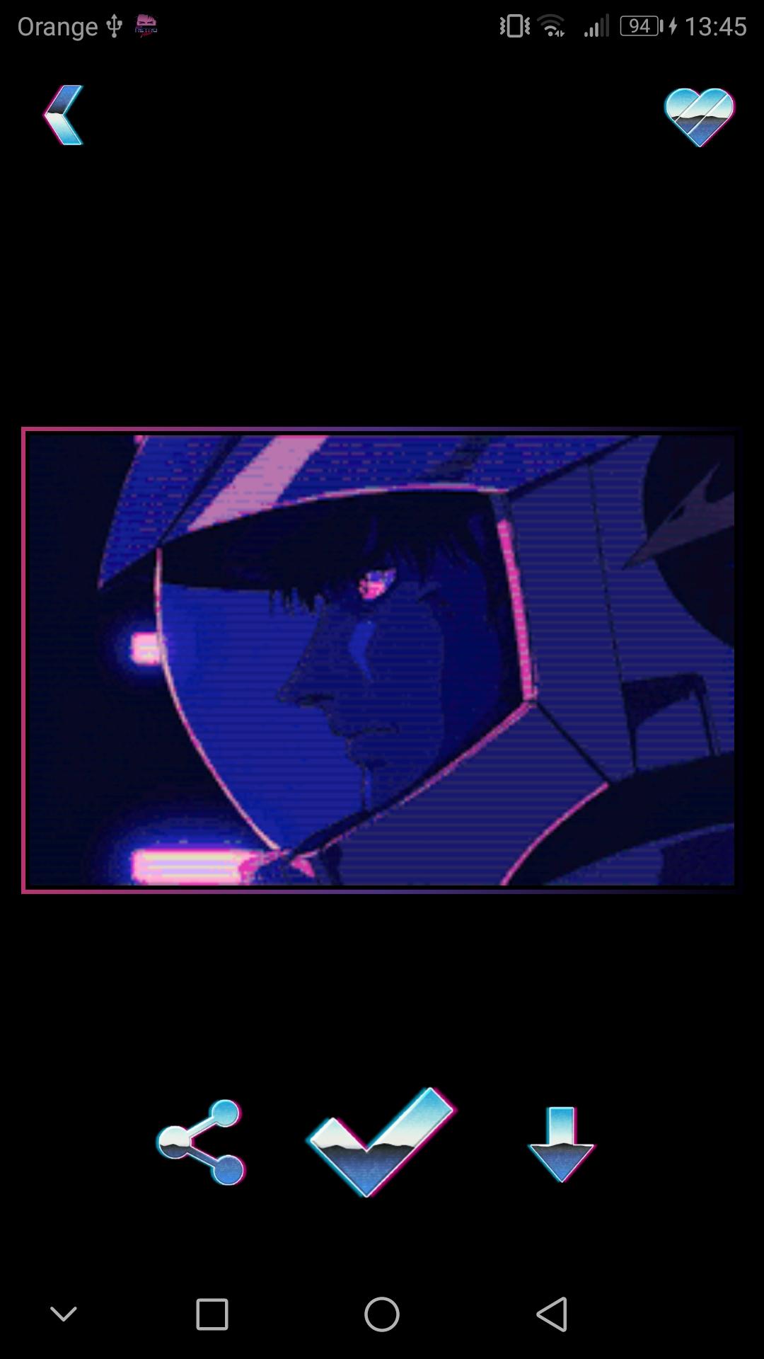 اسکرین شات 6 برنامه Retrowave HD Wallpapers