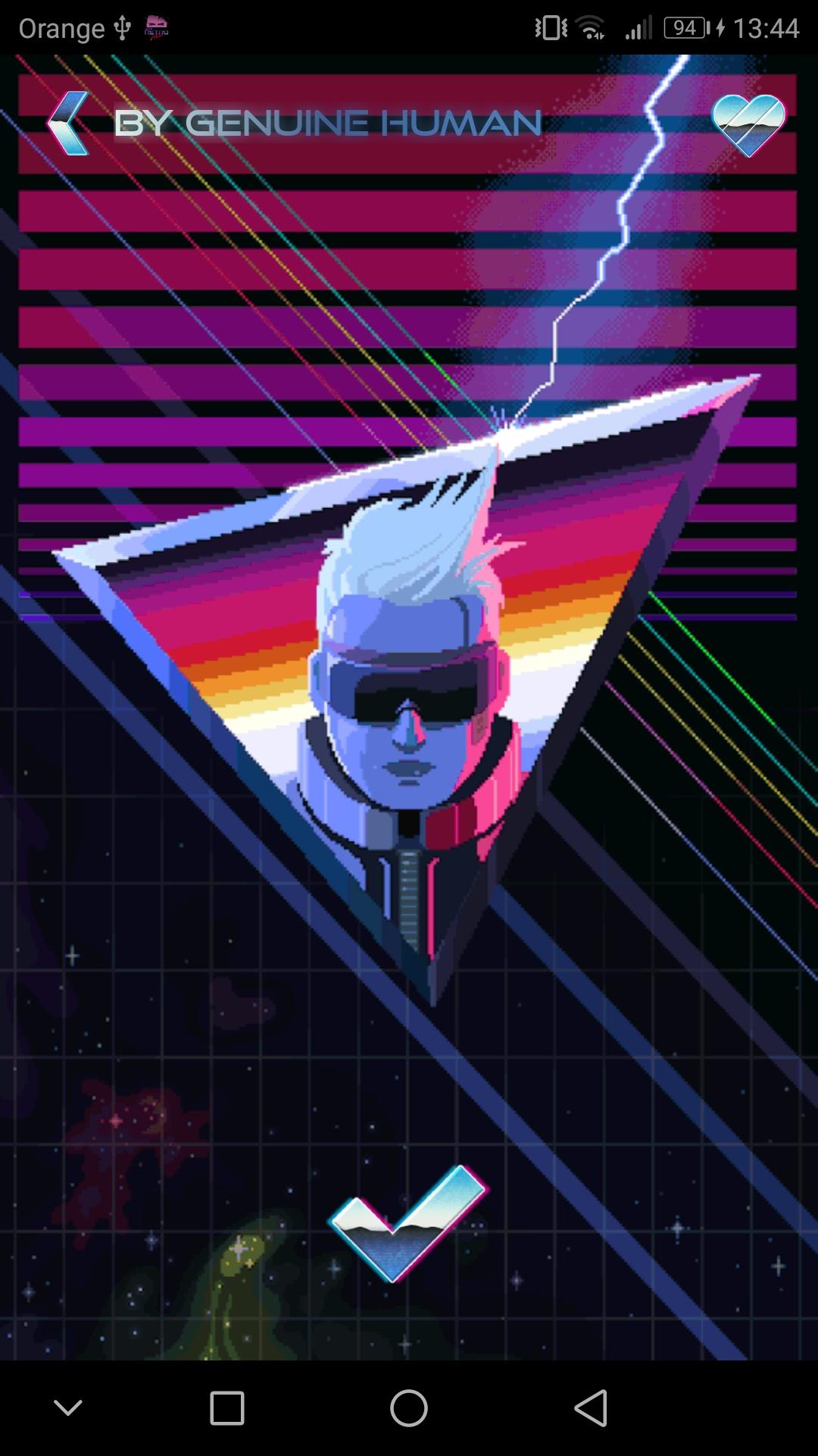 اسکرین شات 5 برنامه Retrowave HD Wallpapers