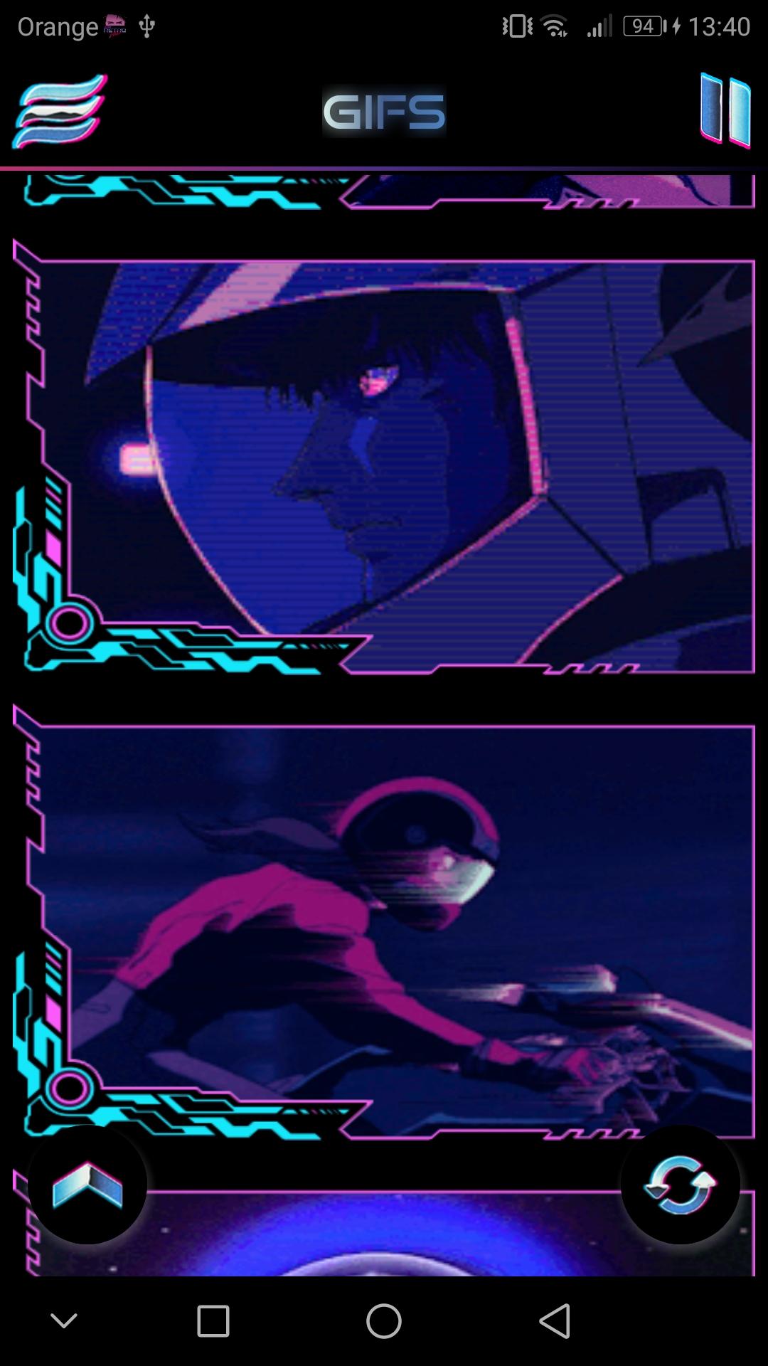 اسکرین شات 3 برنامه Retrowave HD Wallpapers
