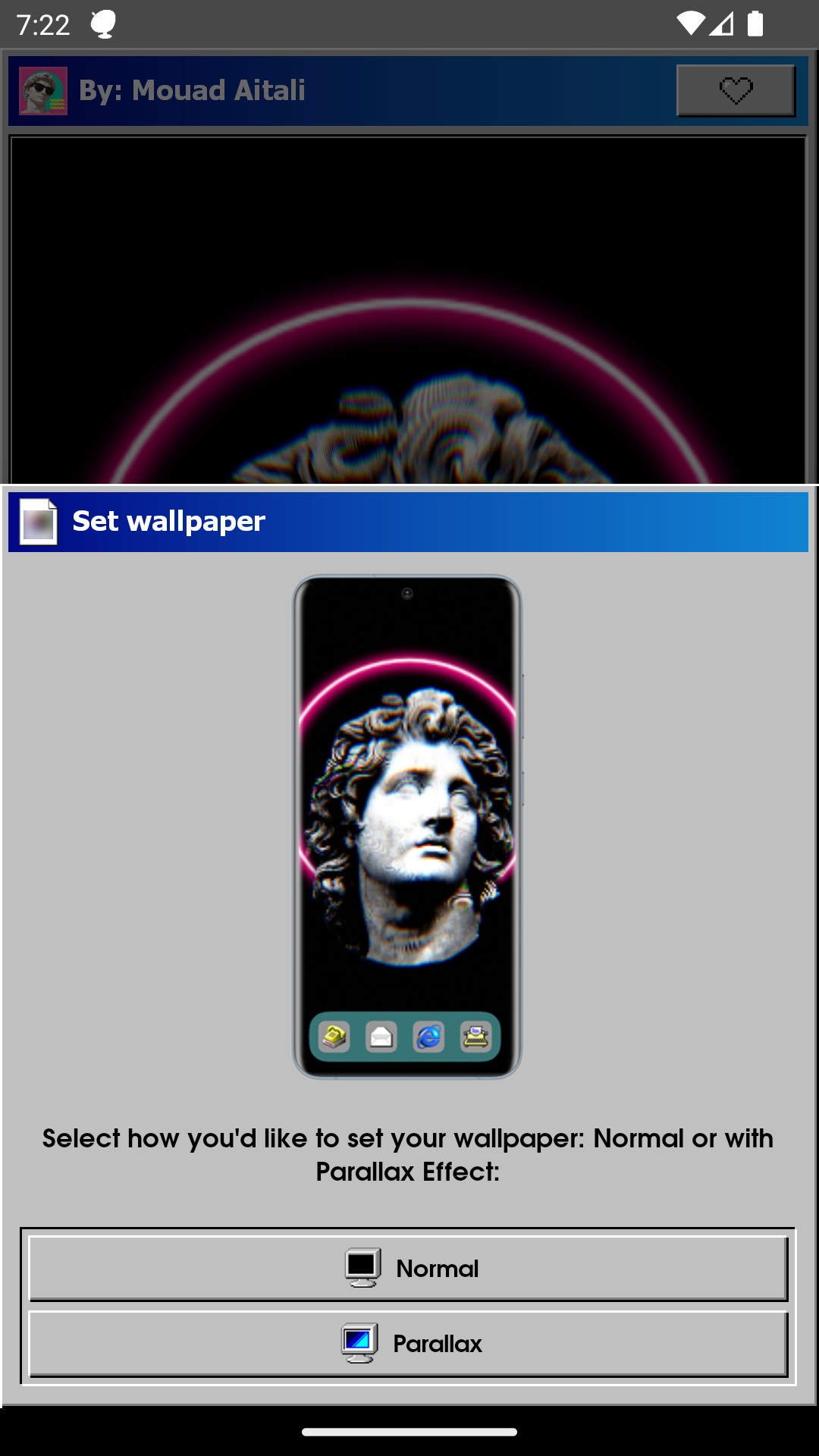 اسکرین شات 3 برنامه Vaporwave Wallpapers & Radio