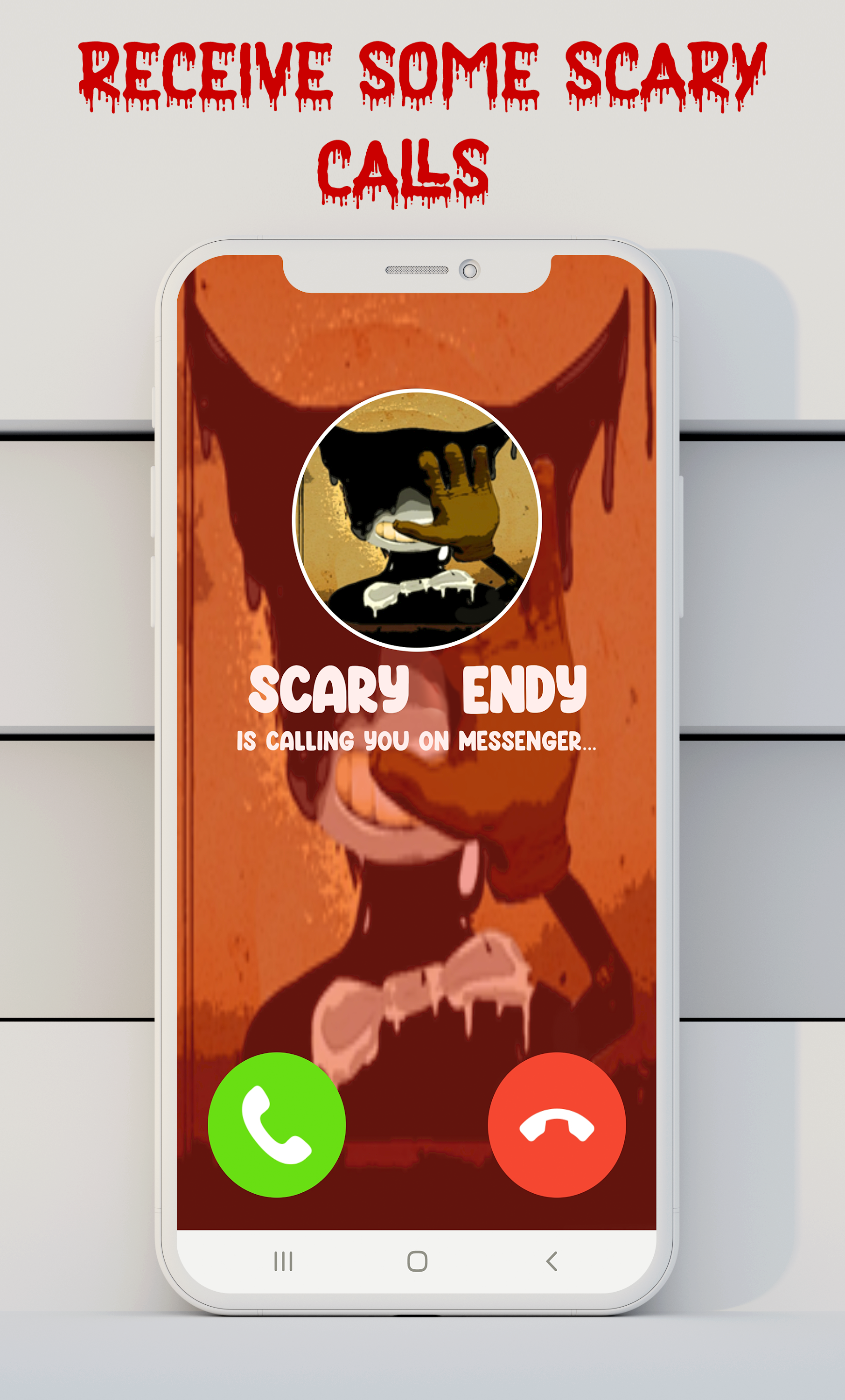اسکرین شات 4 برنامه video call prank Scary ink