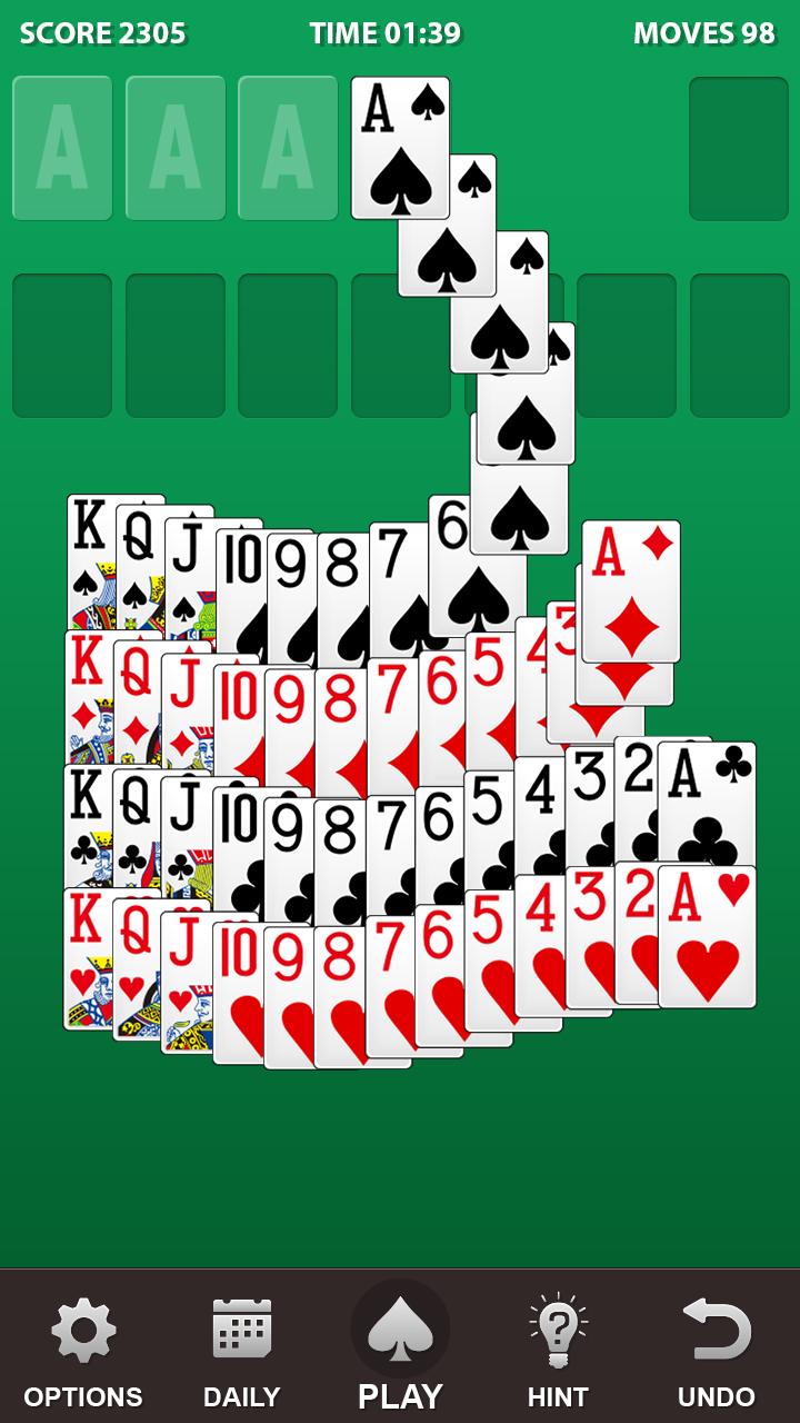 اسکرین شات 2 بازی Solitaire.