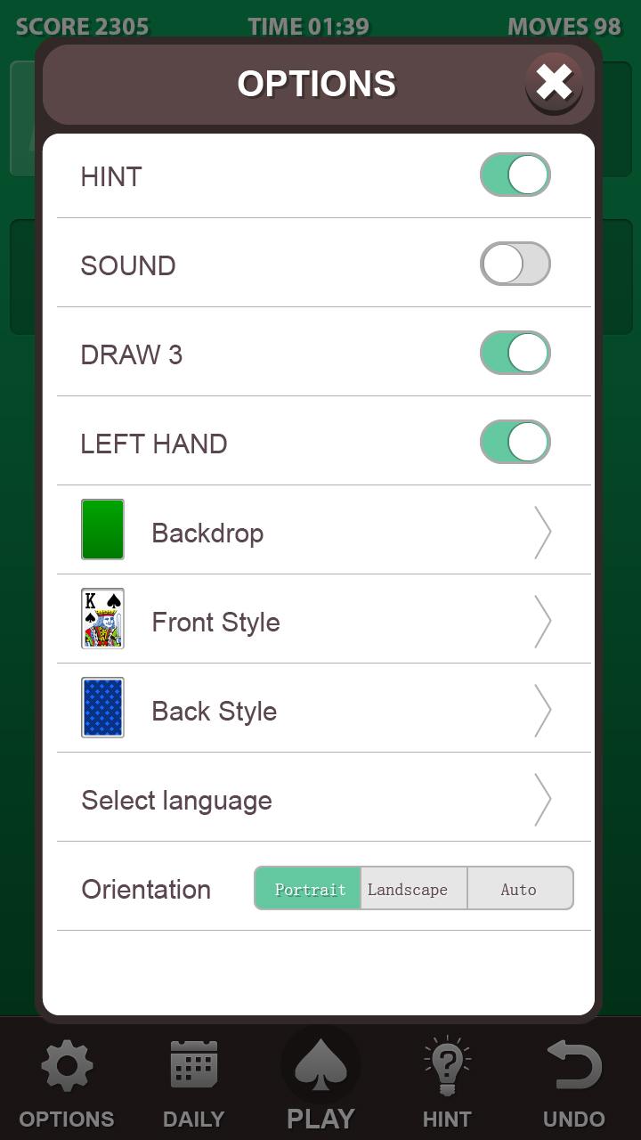 اسکرین شات 4 بازی Solitaire.