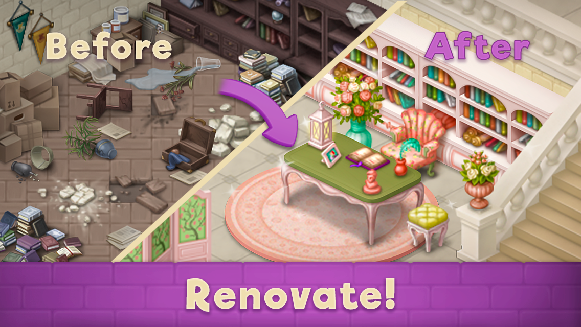 اسکرین شات 1 بازی Magic Mansion: Match-3