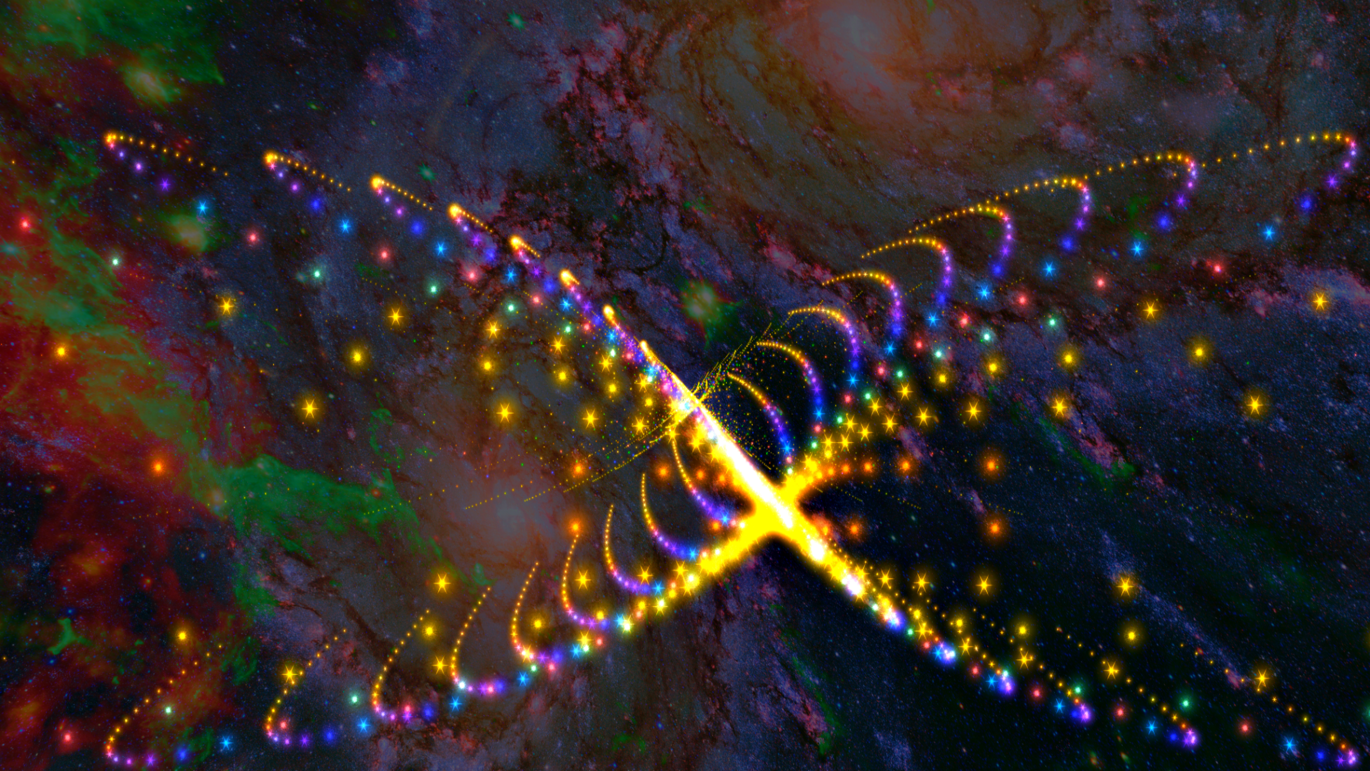 اسکرین شات 1 برنامه Magic Constellations Wallpaper