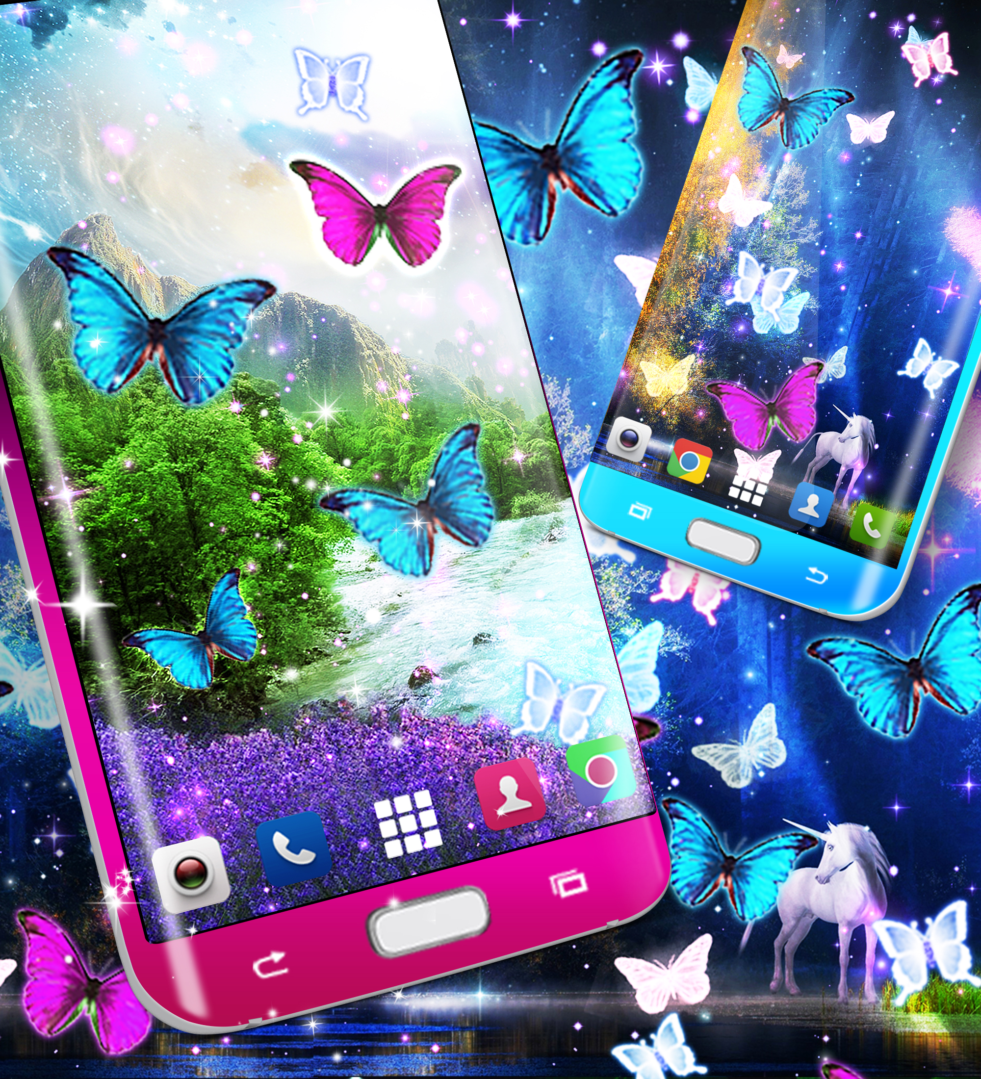 اسکرین شات 6 برنامه Magical forest live wallpaper