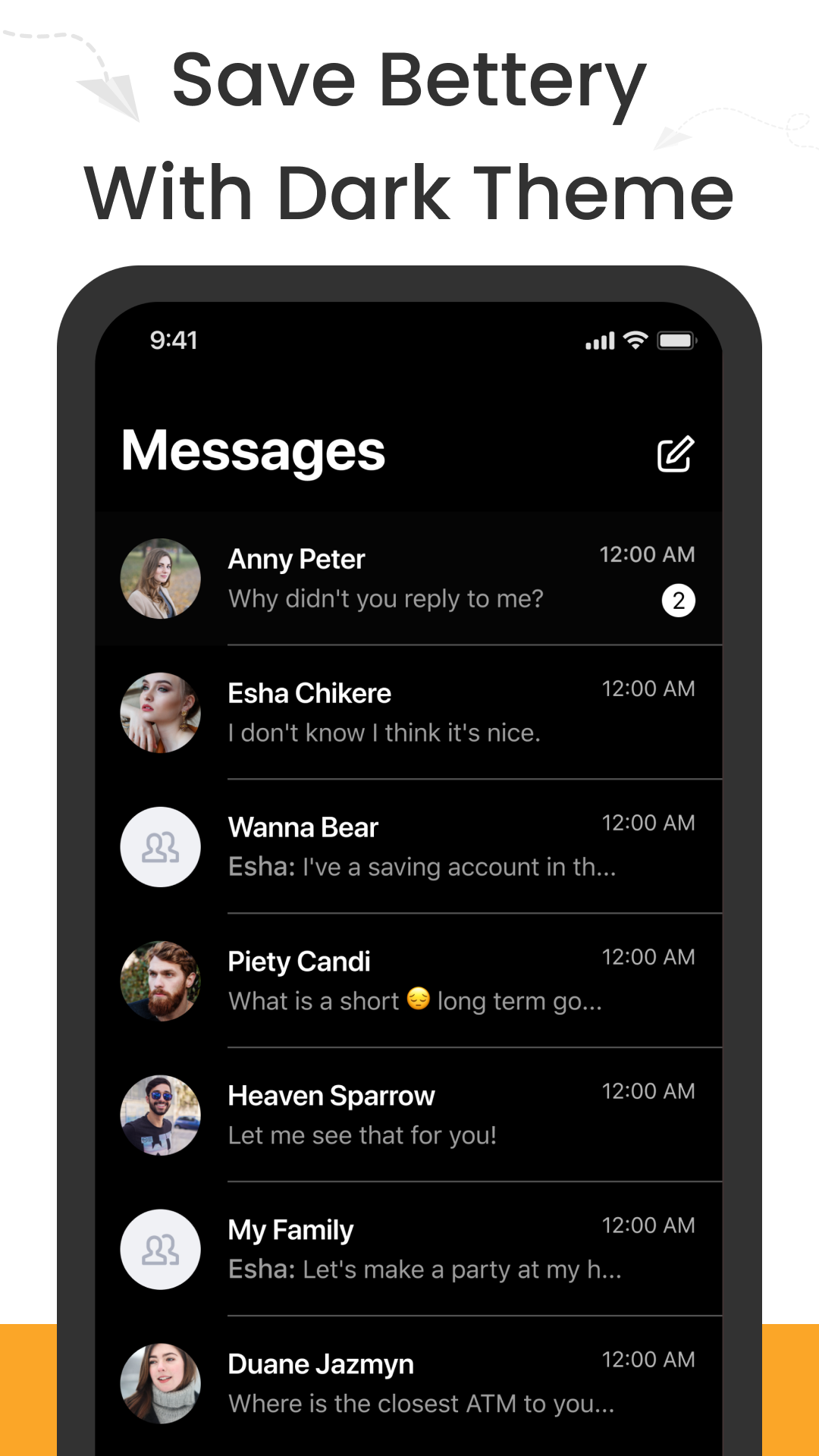 اسکرین شات 5 برنامه Messages - Text Messaging