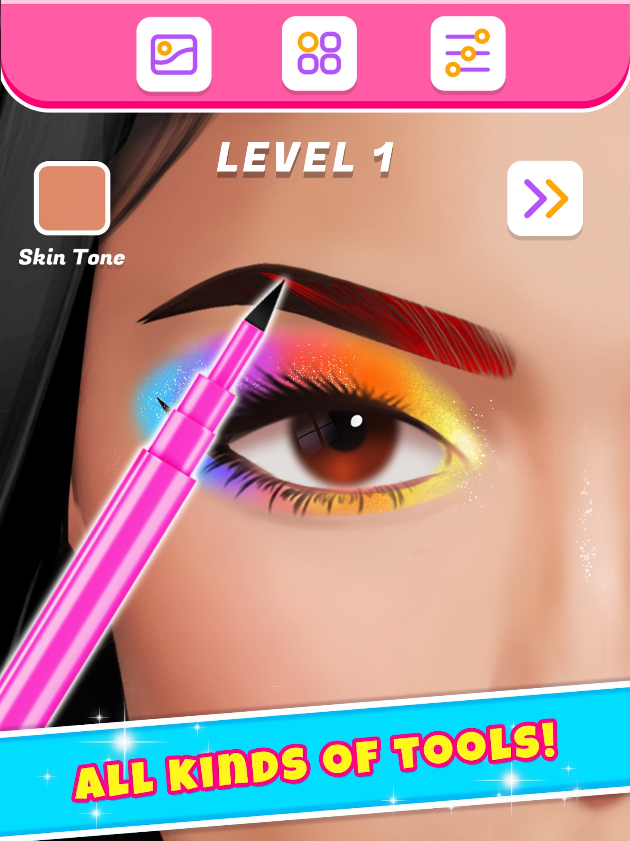 اسکرین شات 1 بازی Eye Makeup Artist Makeup Games