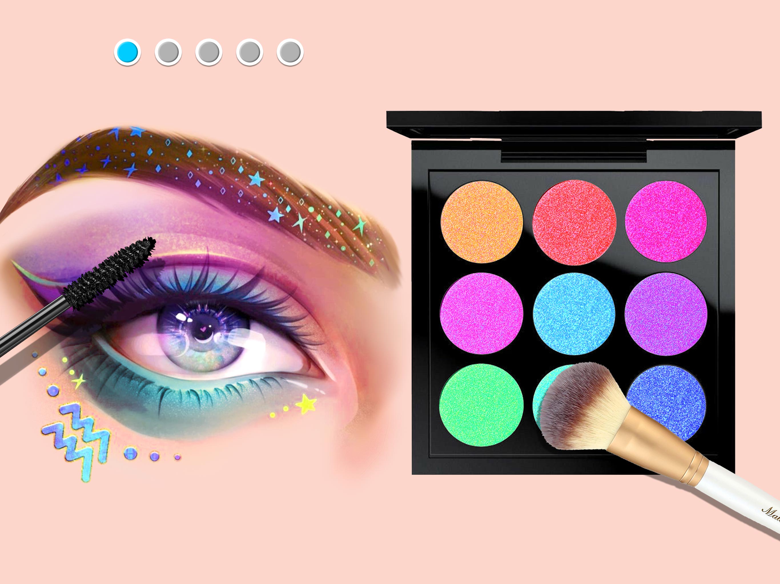 اسکرین شات 7 بازی Makeup Kit: DIY Dress Up Games