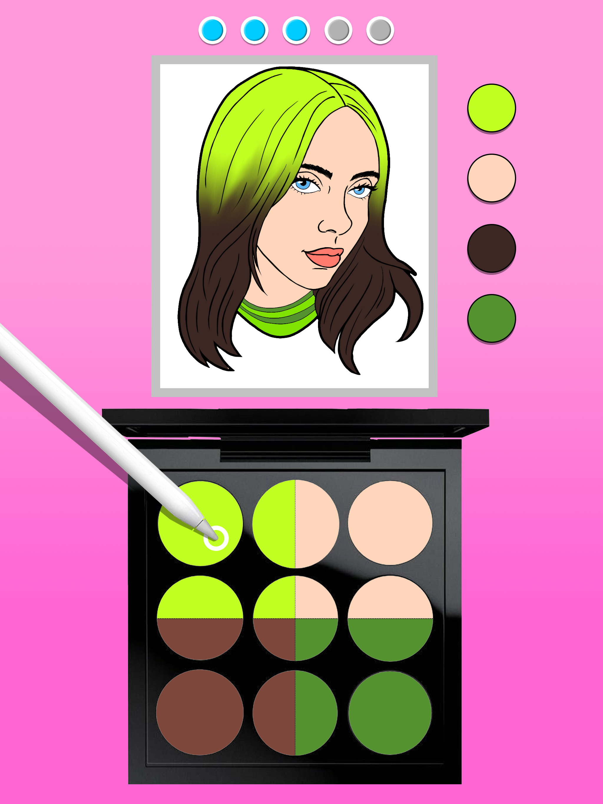 اسکرین شات 3 بازی Makeup Kit: DIY Dress Up Games
