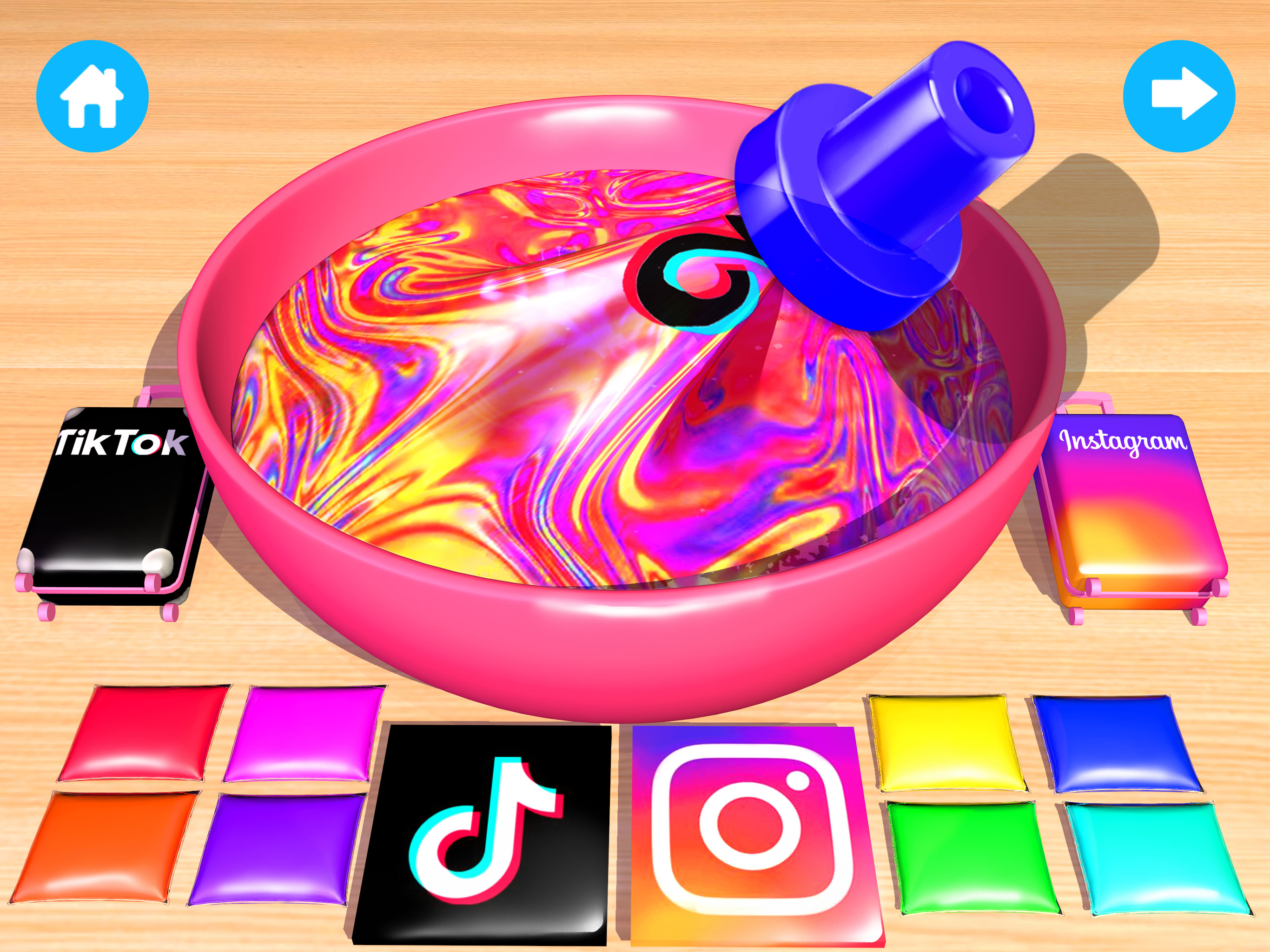 اسکرین شات 8 بازی Makeup Slime Master Girl Games