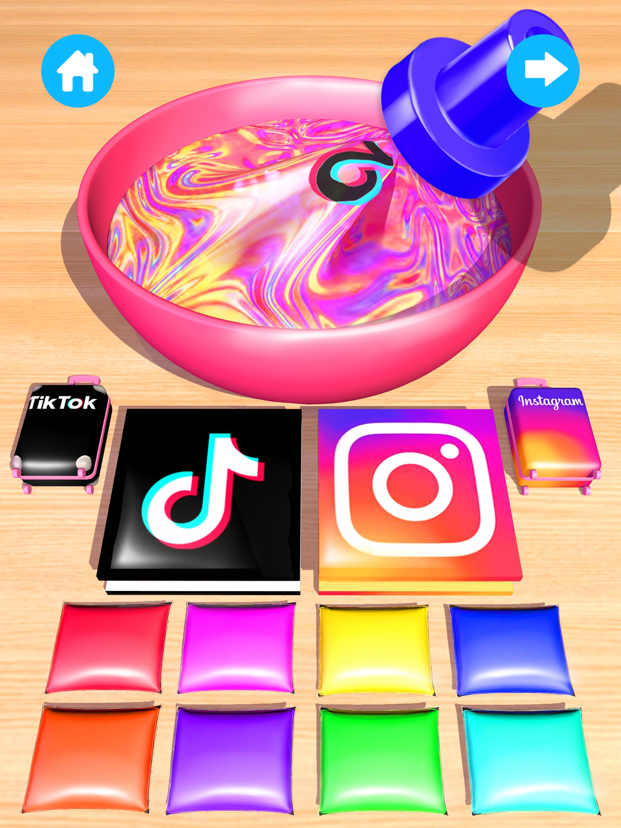 اسکرین شات 2 بازی Makeup Slime Master Girl Games